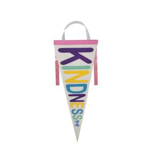 Class Rules! 21" Kindness Felt Pennant Flag by B2C™