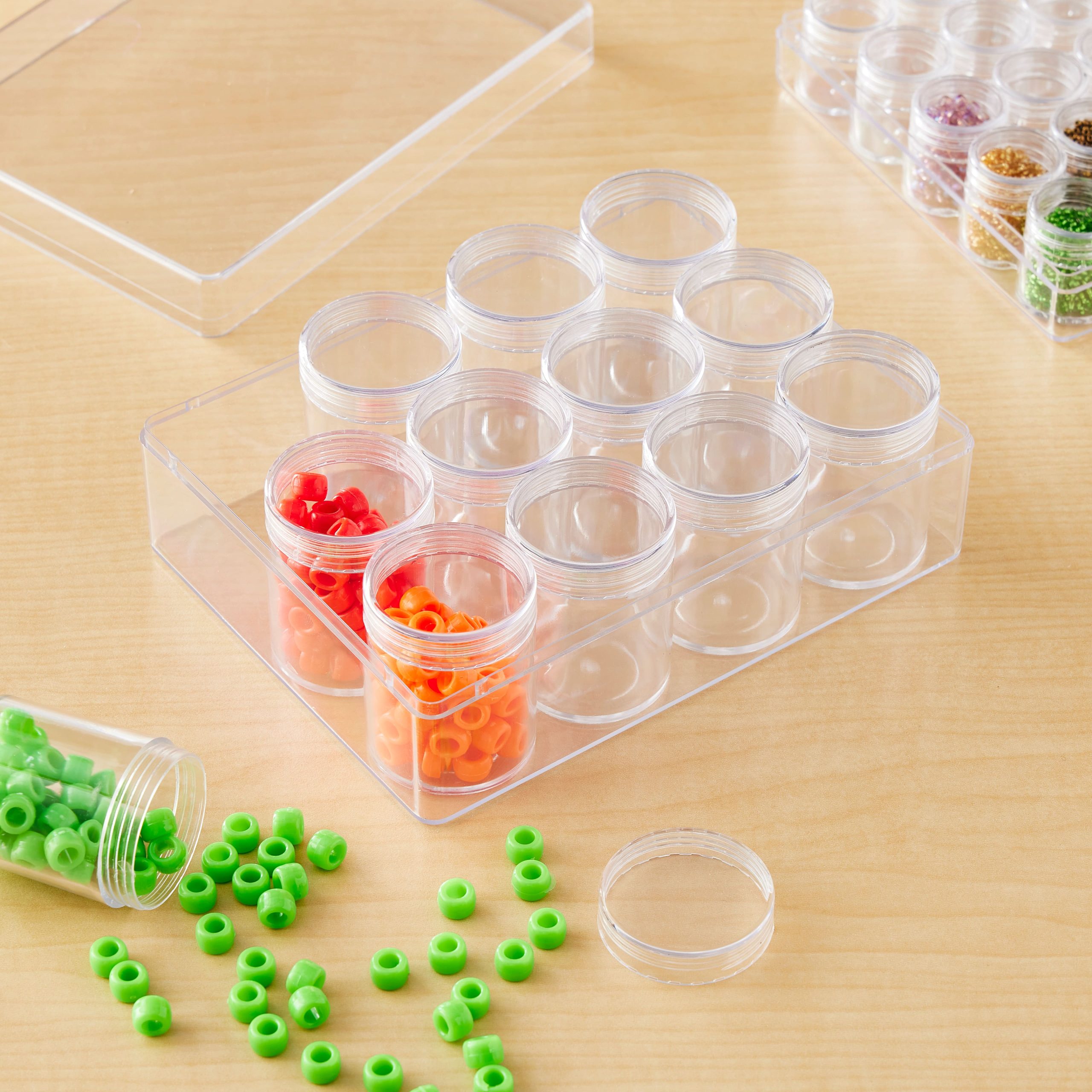 12 Jar Bead Organizer by Bead Landing™ - Image 2