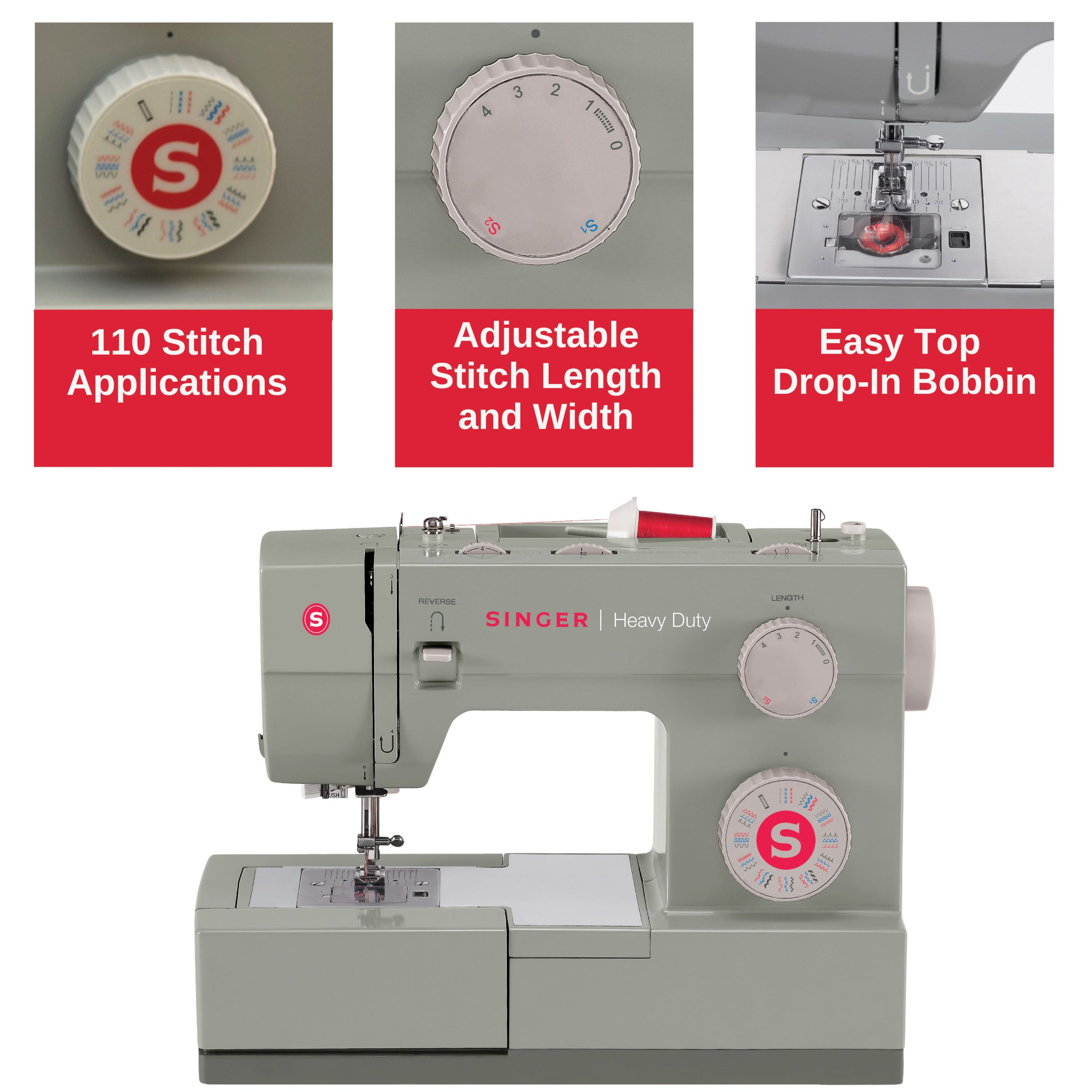 SINGER® HD4452 Heavy Duty Sewing Machine - Image 4
