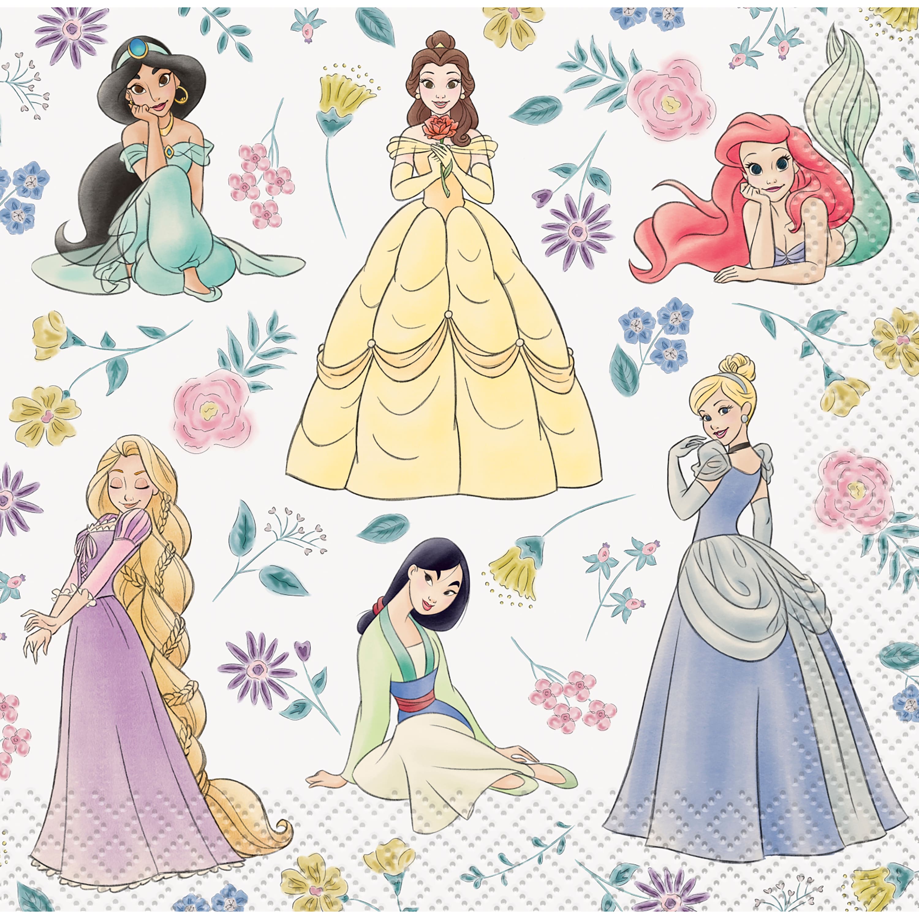 Disney Princess Beverage Napkins, 16ct.