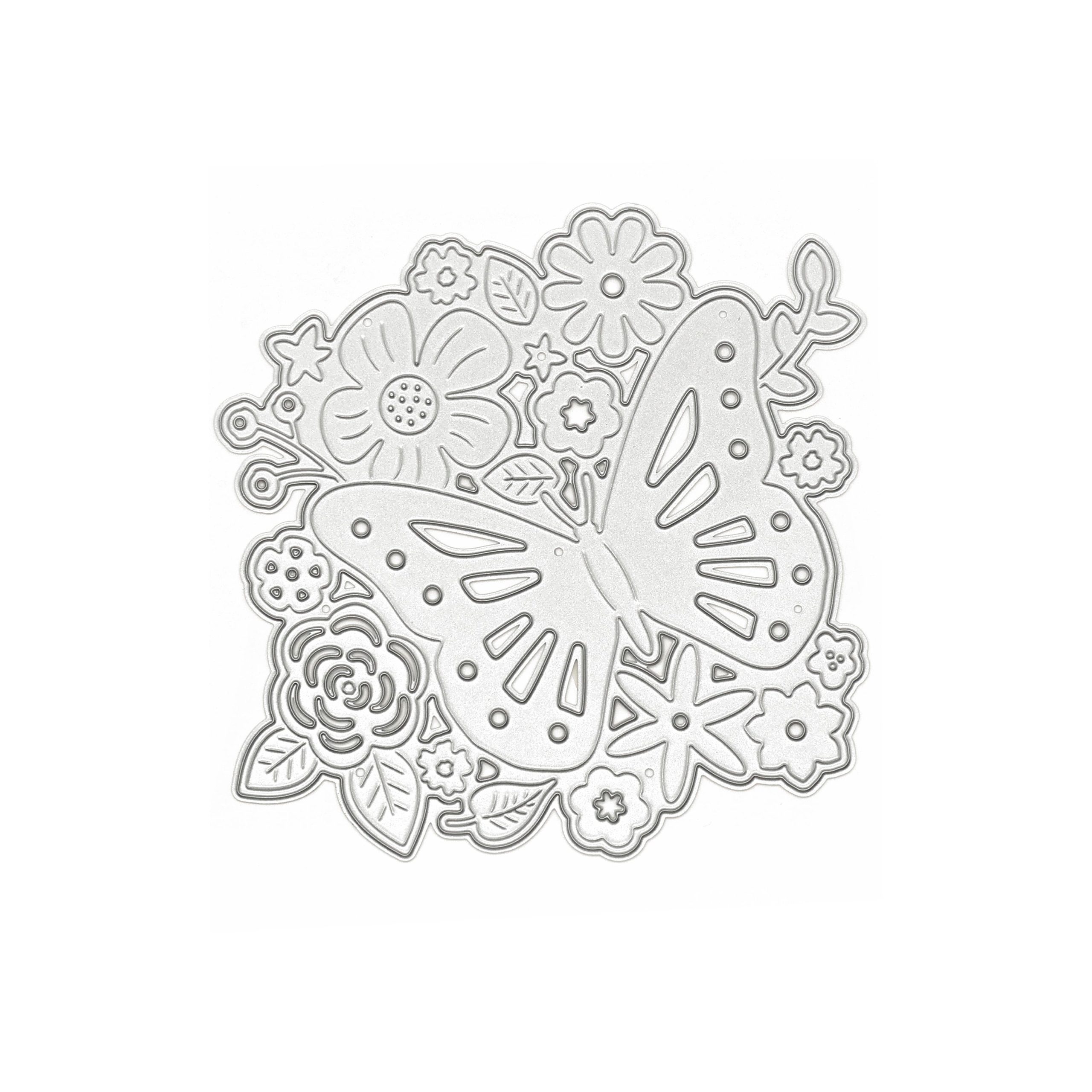 Butterfly & Flowers Cutting Die by Recollections™