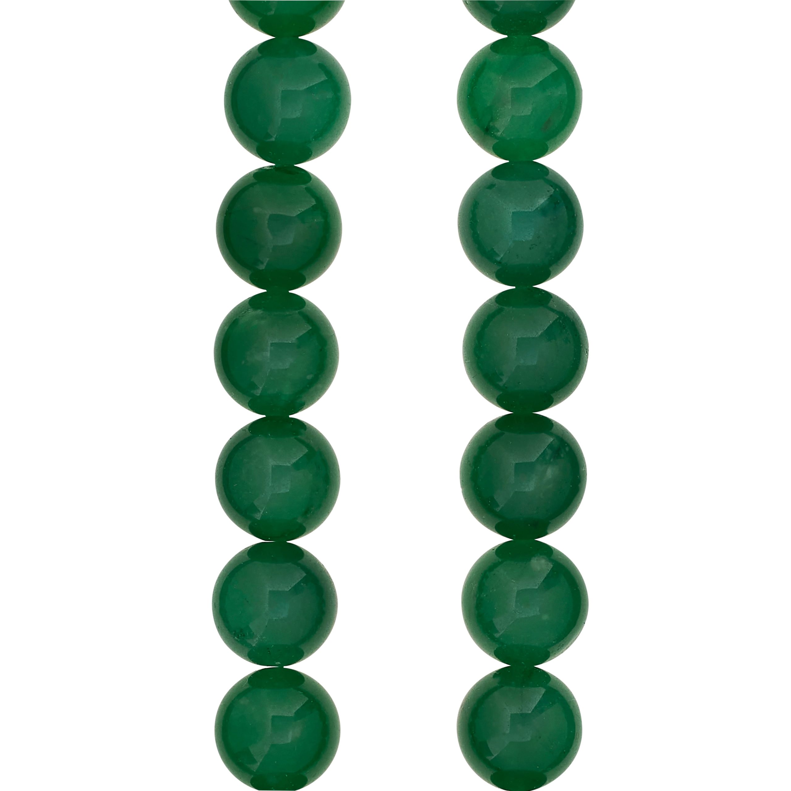 Green Aventurine Round Beads, 10mm by Bead Landing™