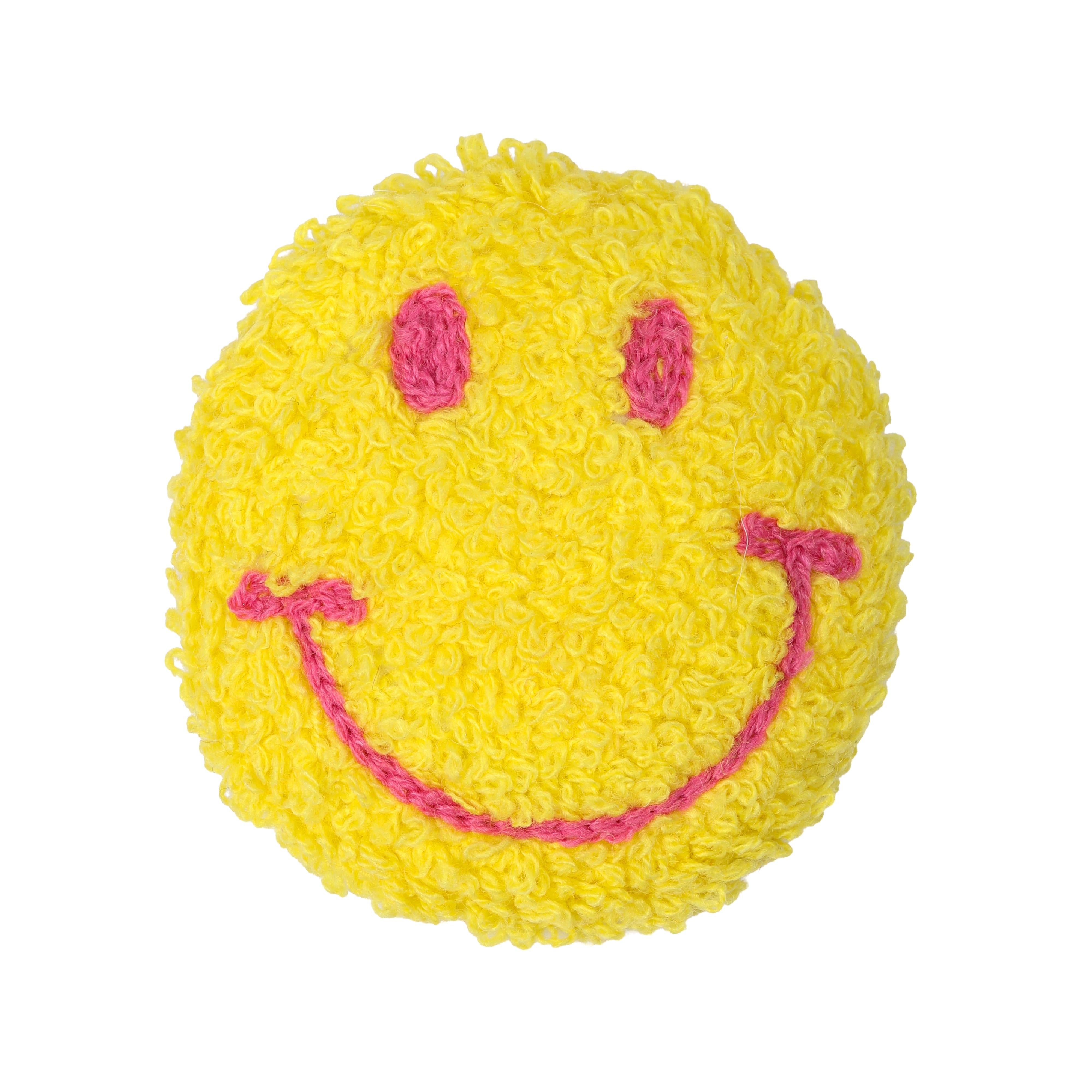 Yellow Smiley Face Filled Patch Embellishment by Celebrate It™