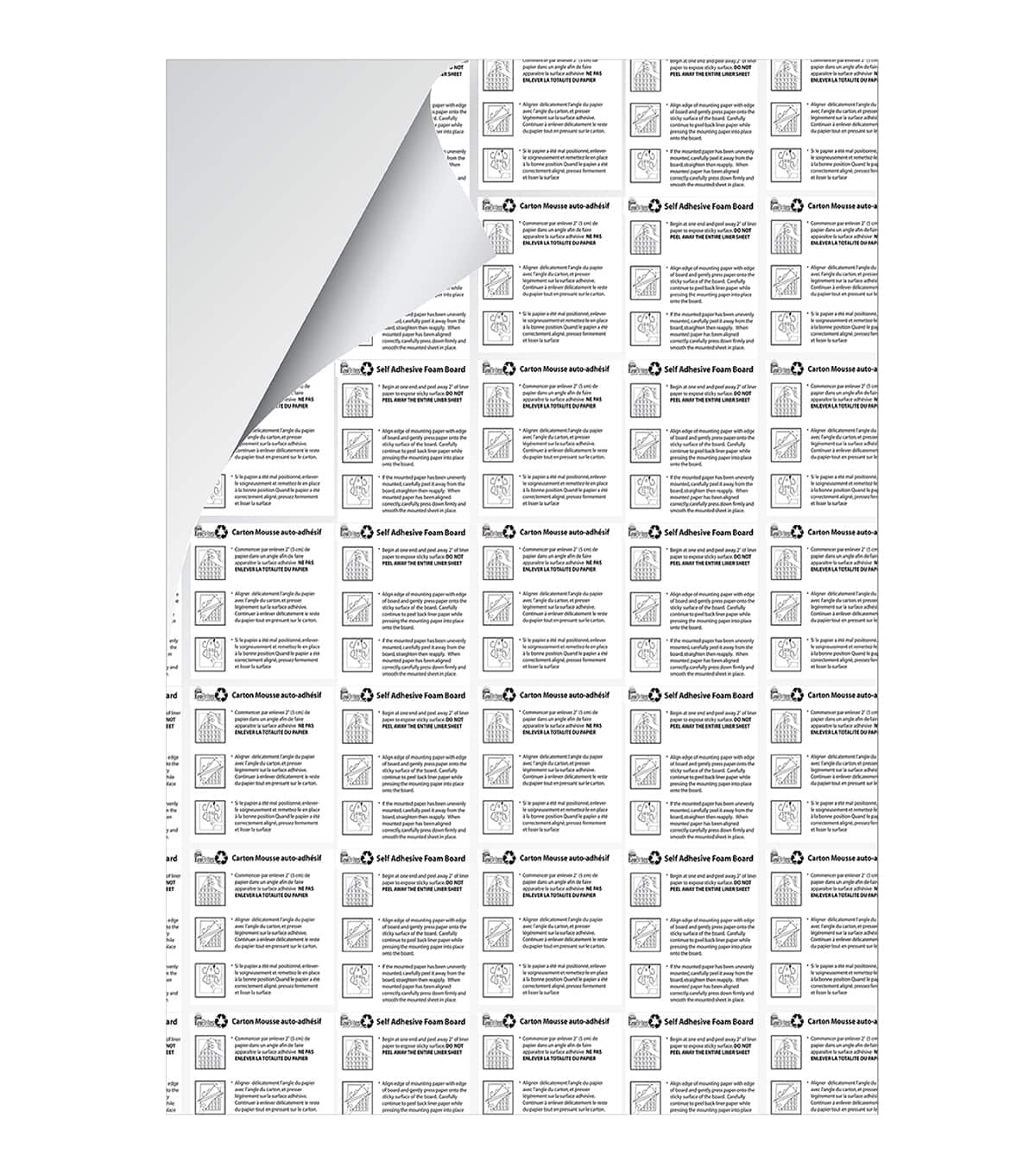 Royal Brites® White Self Adhesive Foam Board - Image 3