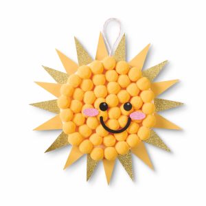 Sun Pom-Pom Plate Craft Kit by Creatology™