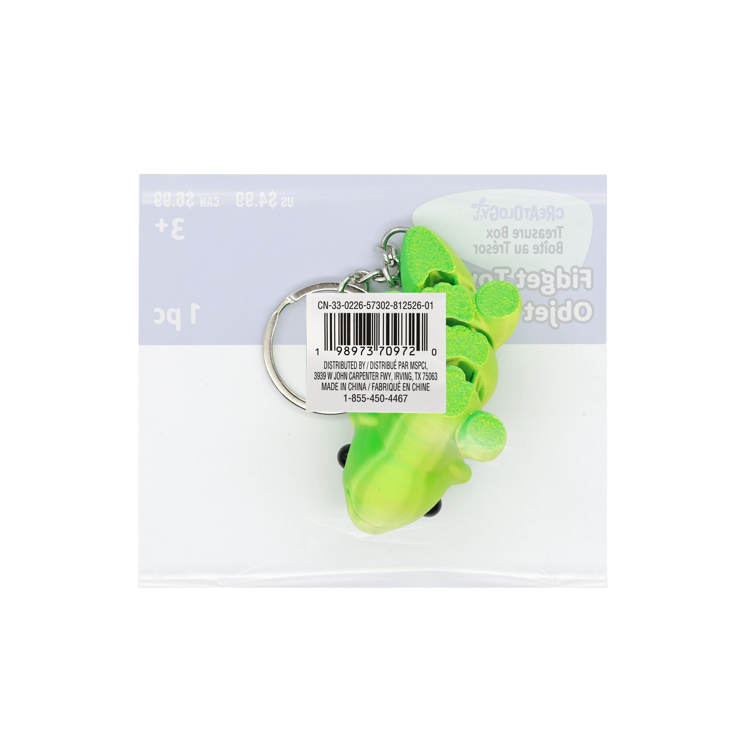 Treasure Box 3" Animal Fidget Toy Keychain by Creatology™ - Image 4
