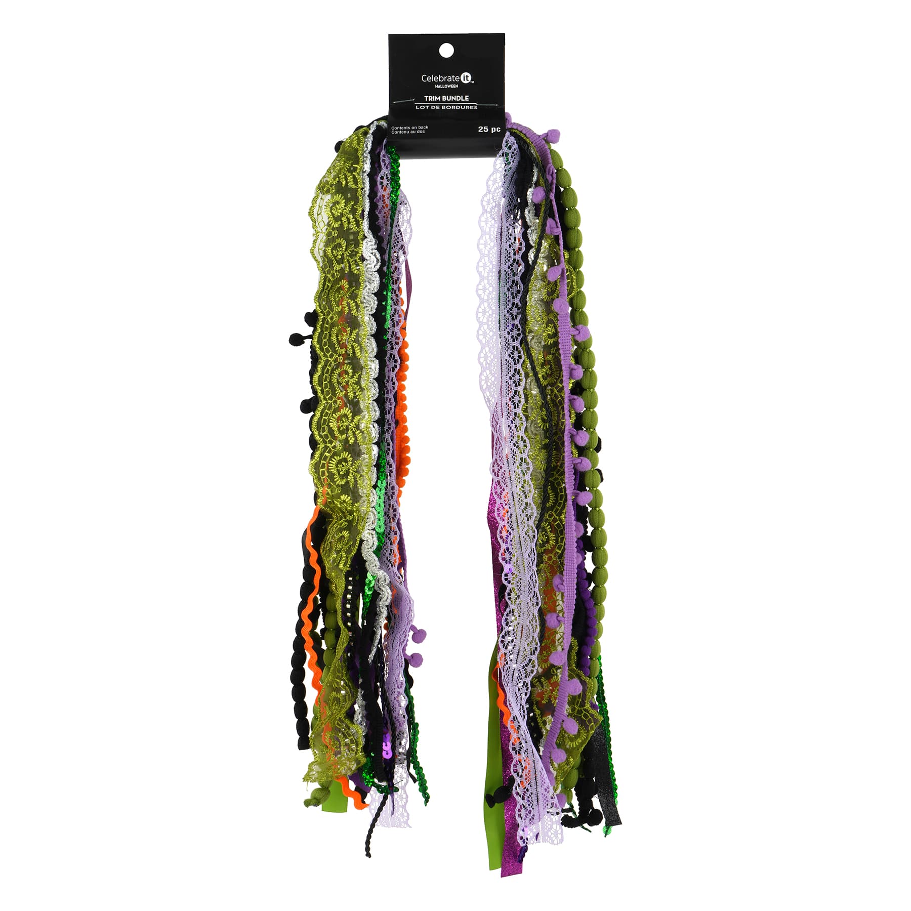 Purple, Green & Orange Halloween Trim Bundle, 25ct. by Celebrate It™