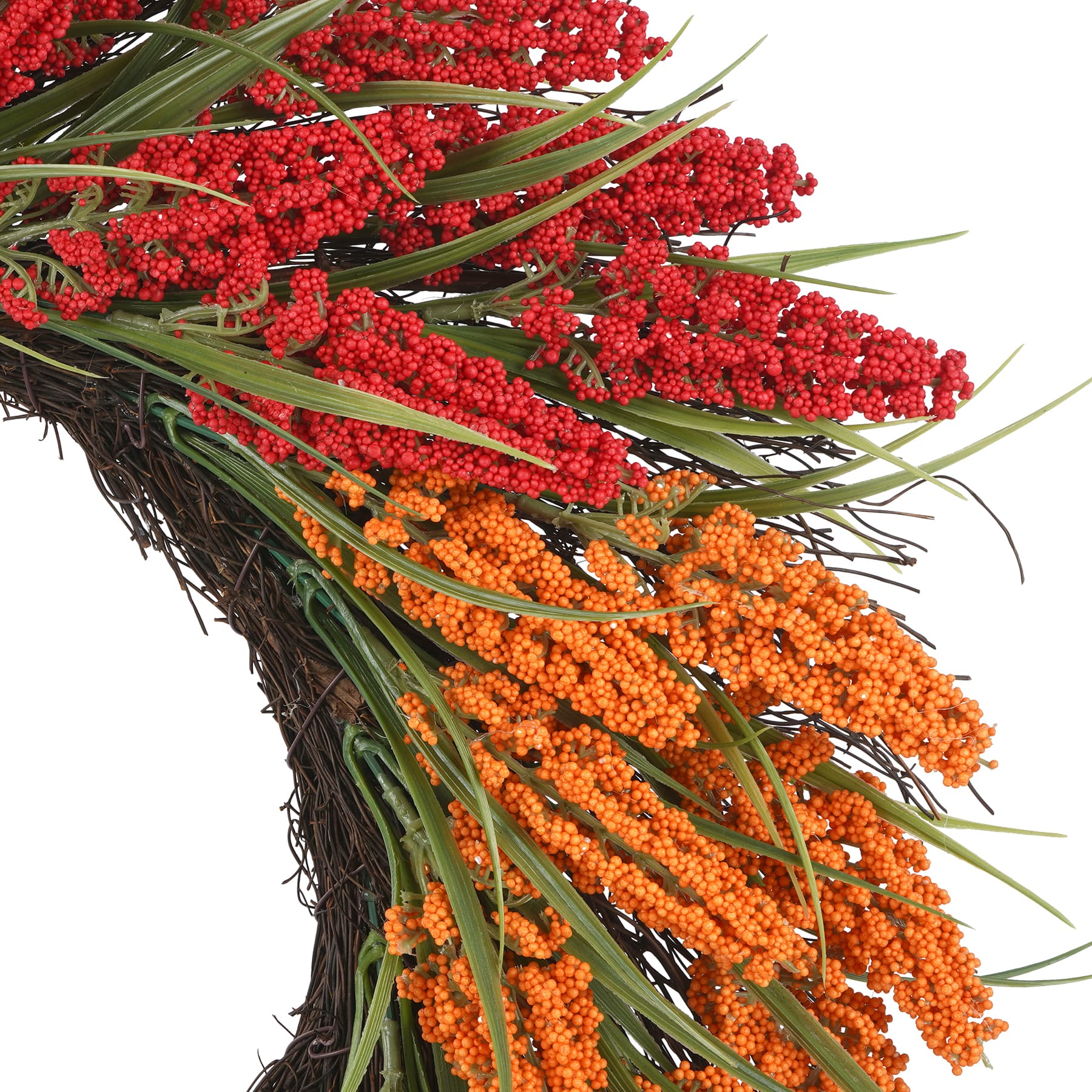 22" Rainbow Heather Wreath by Celebrate It™ - Image 2