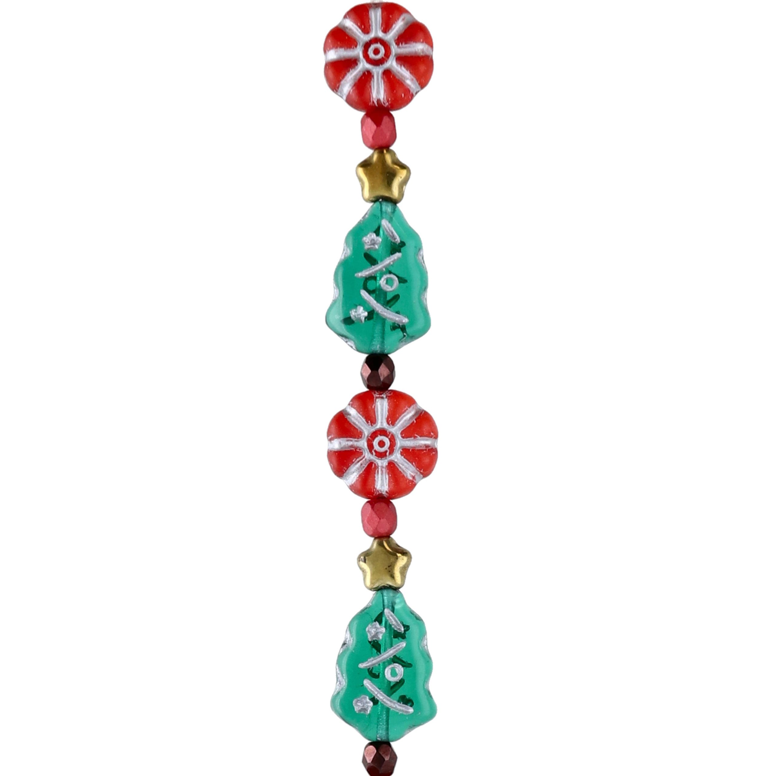 Christmas Cheer Czech Glass Bead Mix by Bead Landing™ - Image 3