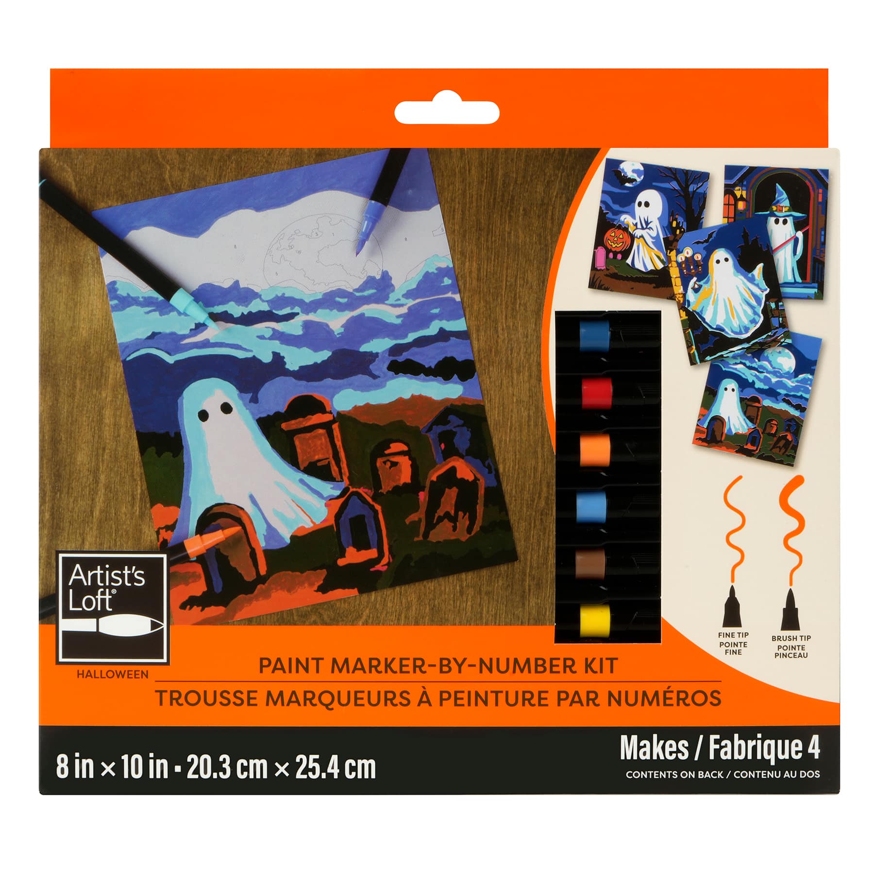 Ghosts Paint Marker-by-Number Kit by Artist's Loft®