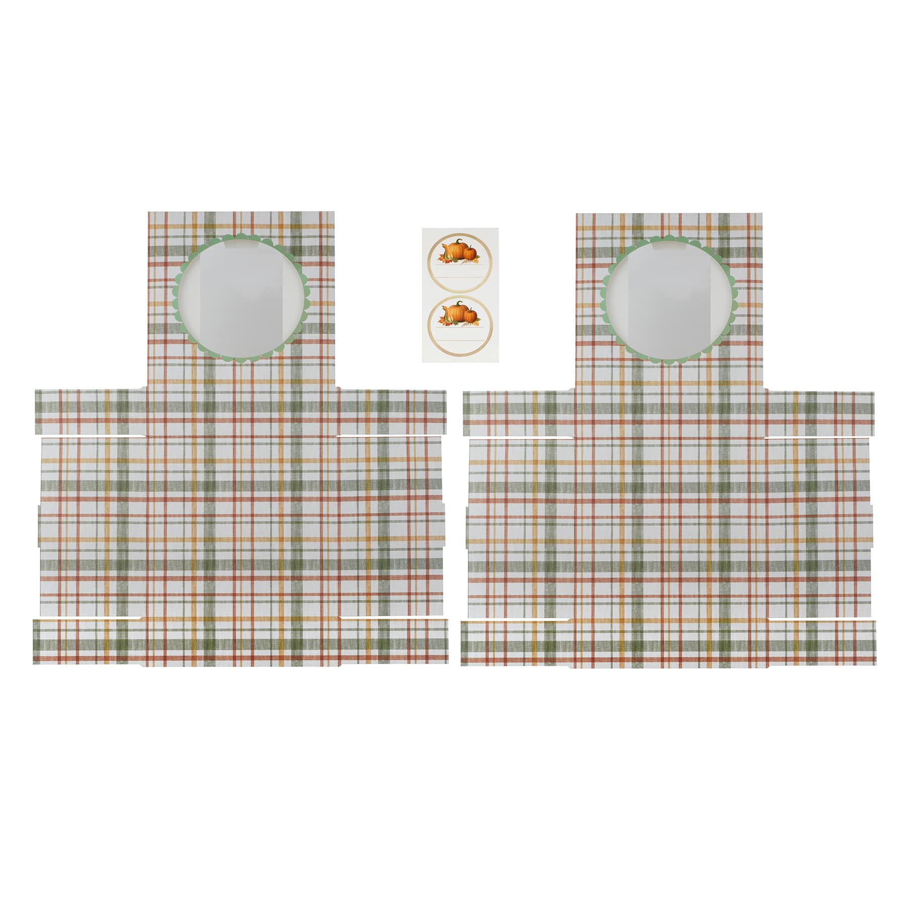 9" Plaid Pie Boxes, 2ct. by Makery™ - Image 2