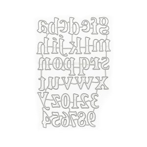 Alphabet & Number Cutting Die by Recollections™
