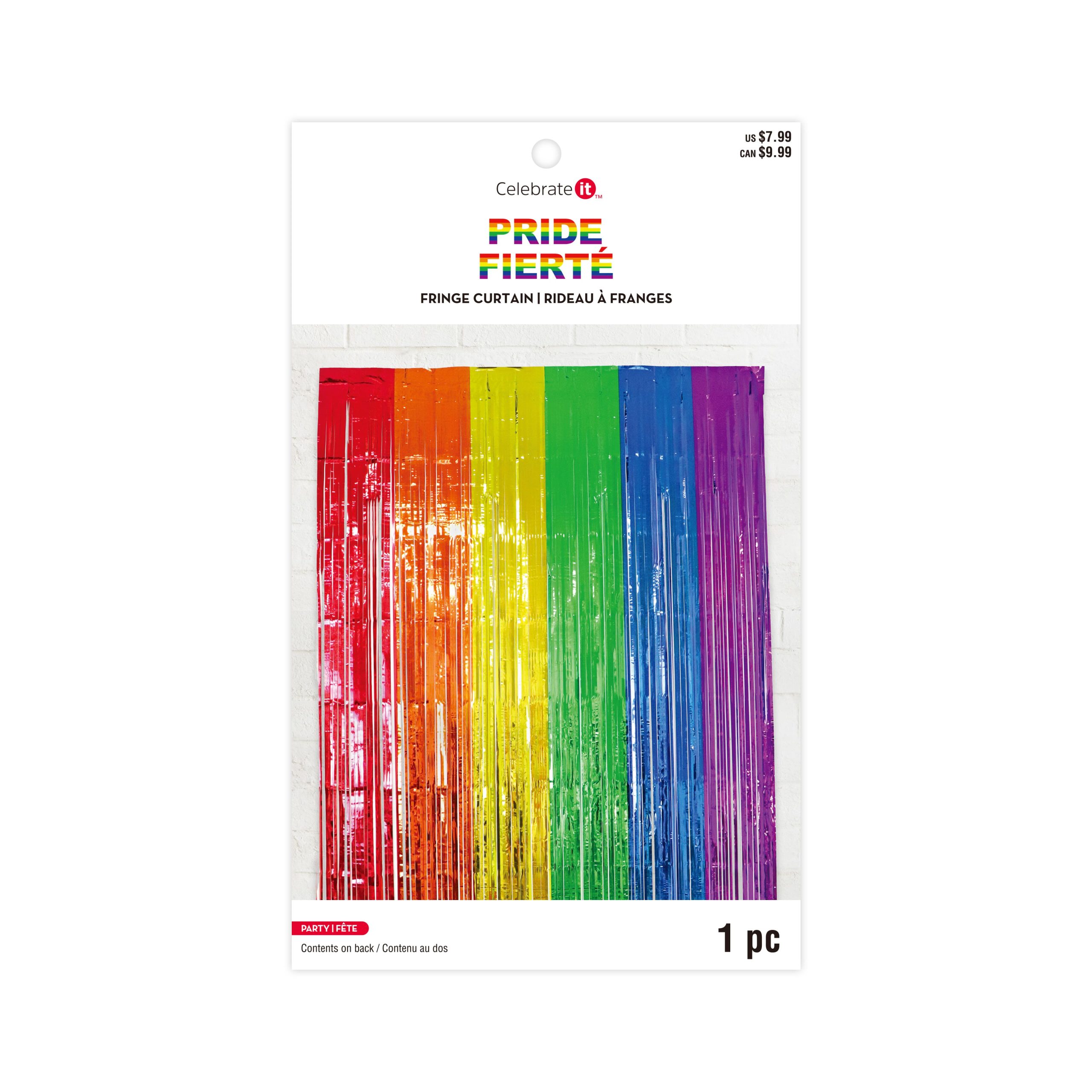 Rainbow Fringe Curtain by Celebrate It™