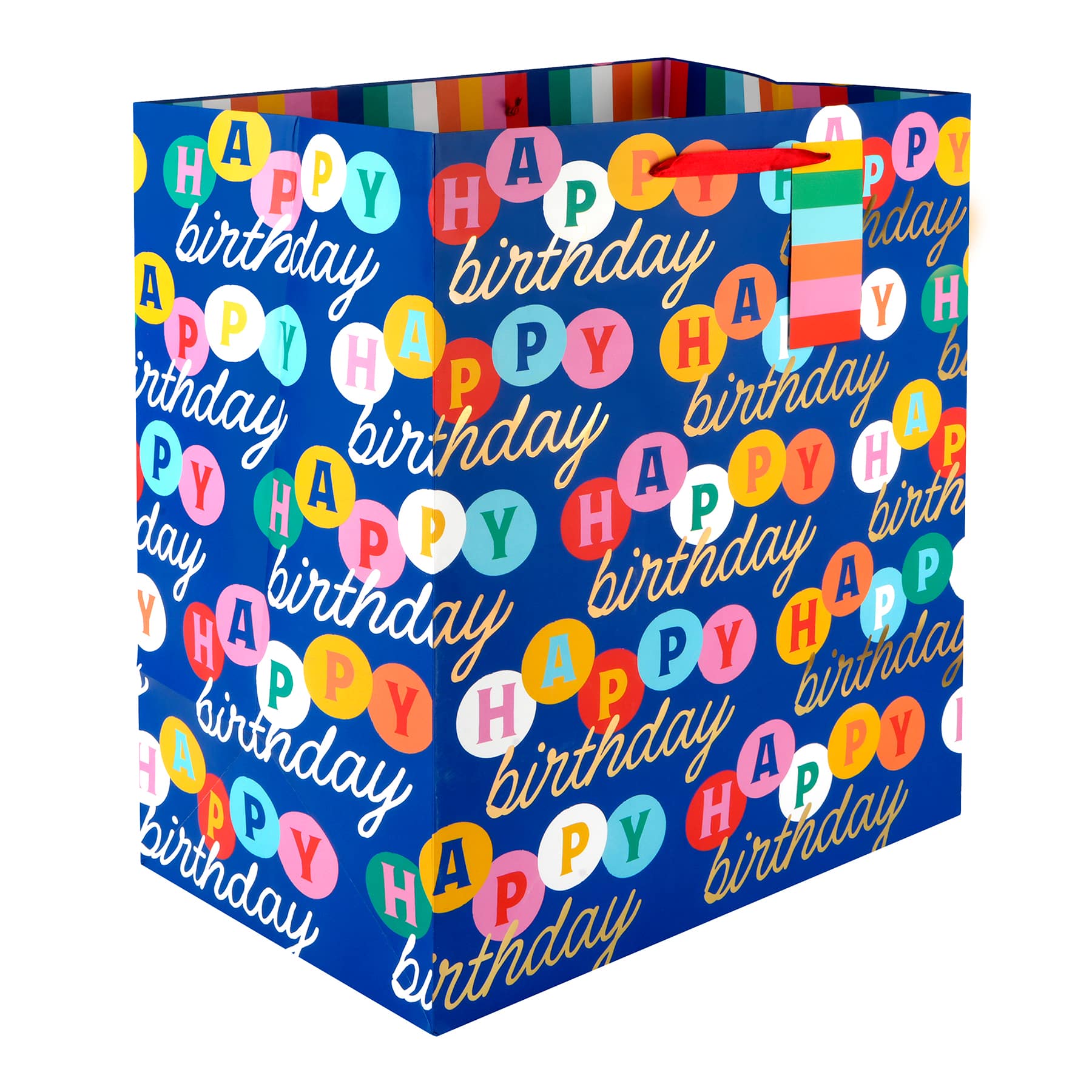 19" Happy Birthday Jumbo Gift Bag by Celebrate It™ - Image 2