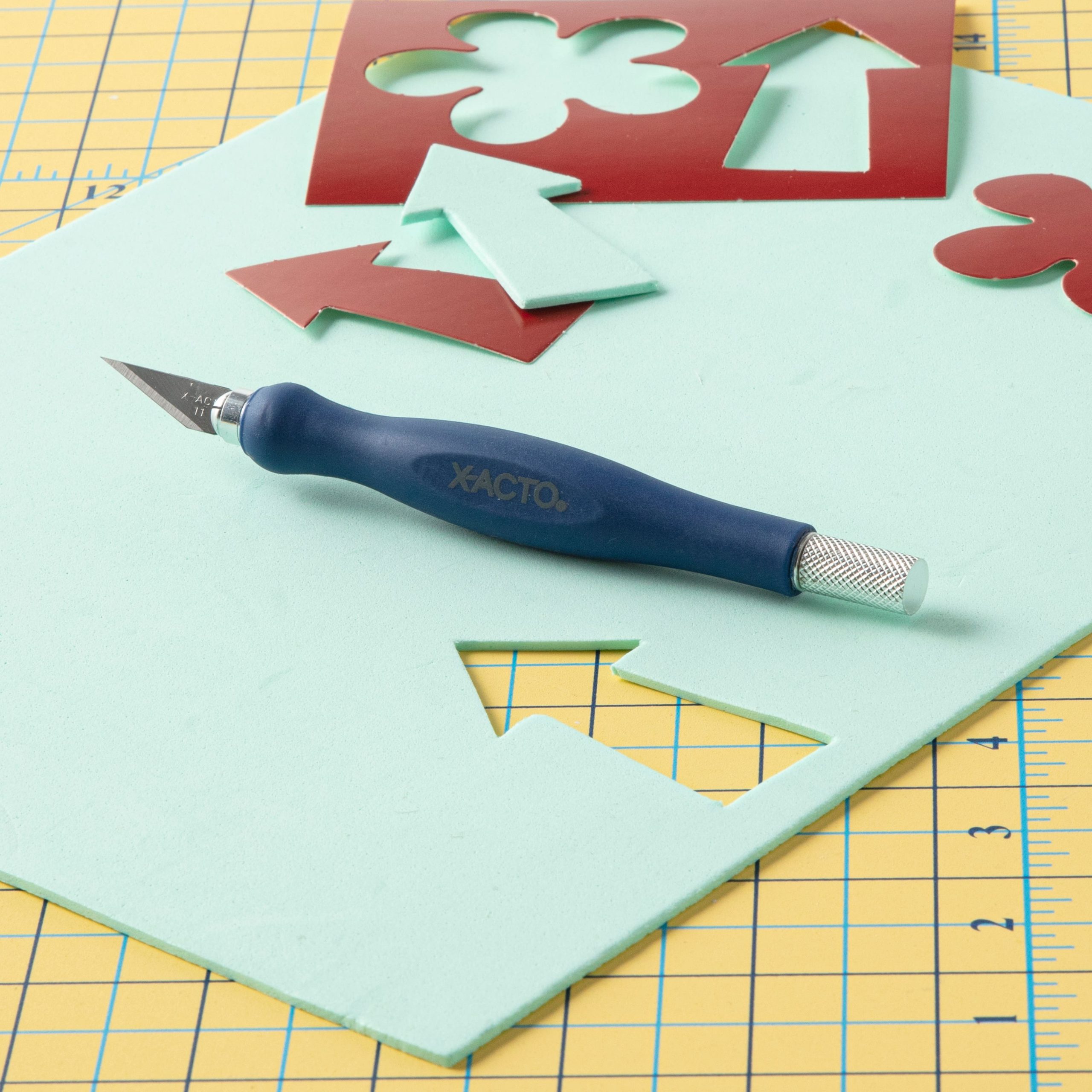X-ACTO® Curve™ Knife with Cap, Blue - Image 2
