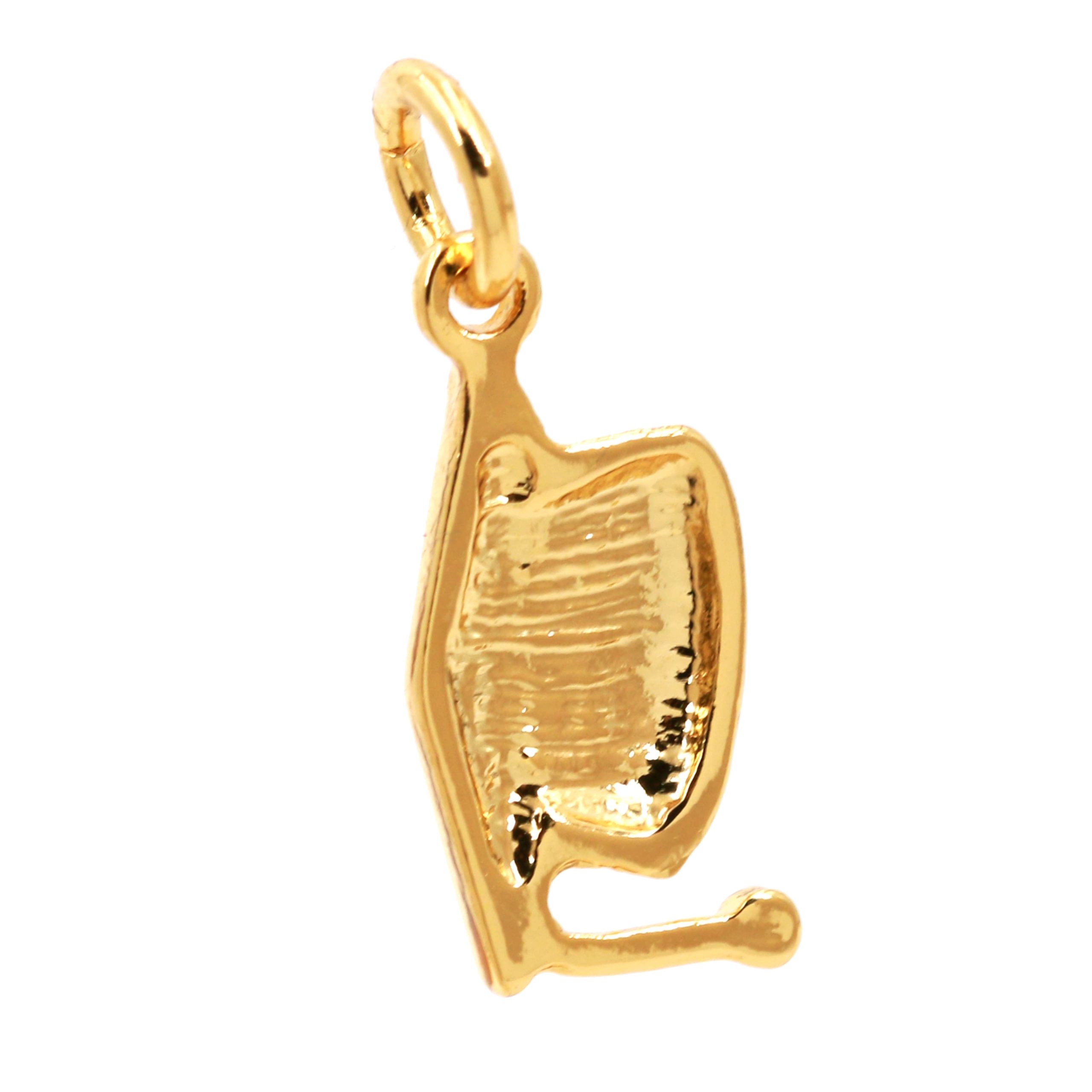 14K Gold Plated Graduation Cap Charm by Bead Landing™ - Image 2