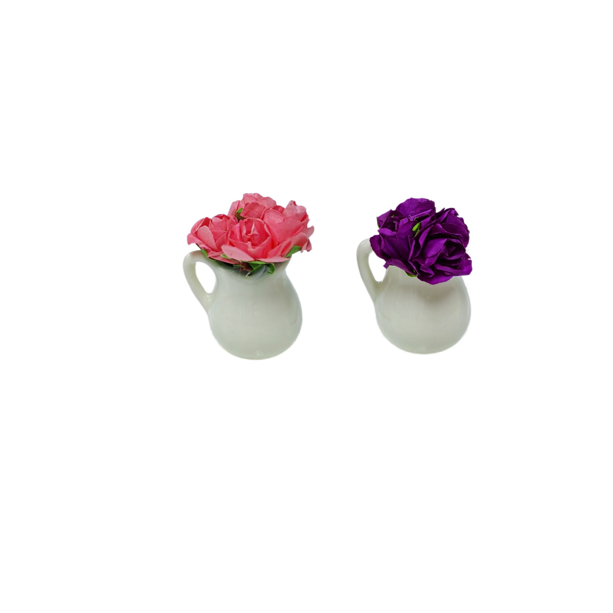 Mini Pink & Purple Flower Pitcher Decoration Set by Ashland - Image 4