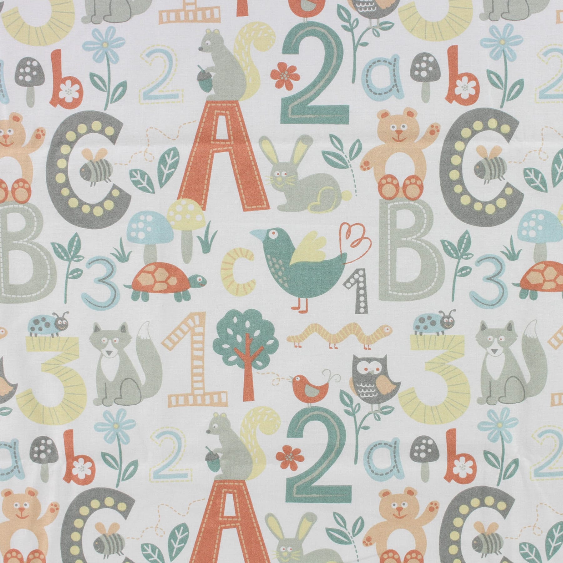 Richloom Russet ABC Equals 3 Cotton Quilting Fabric