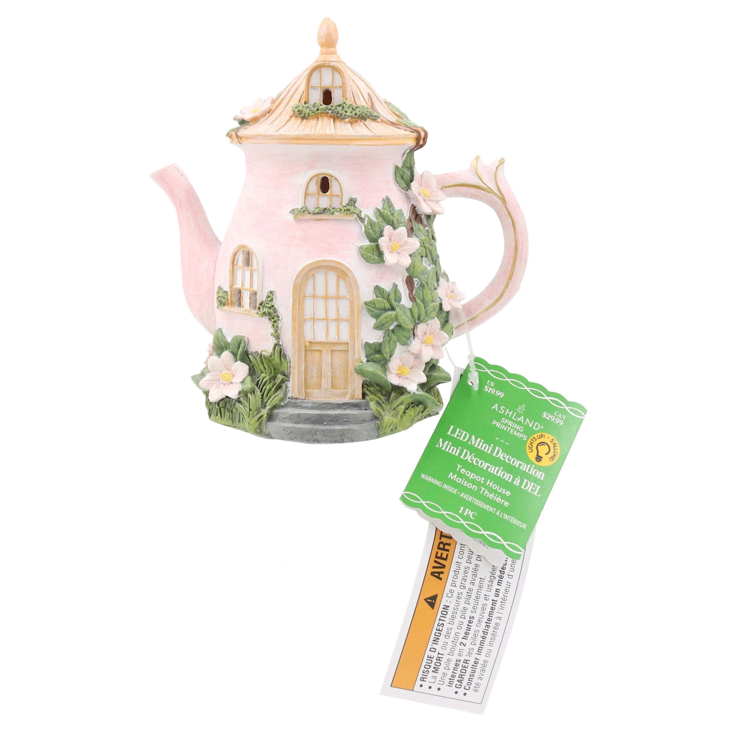 Mini LED Teapot House by Ashland®