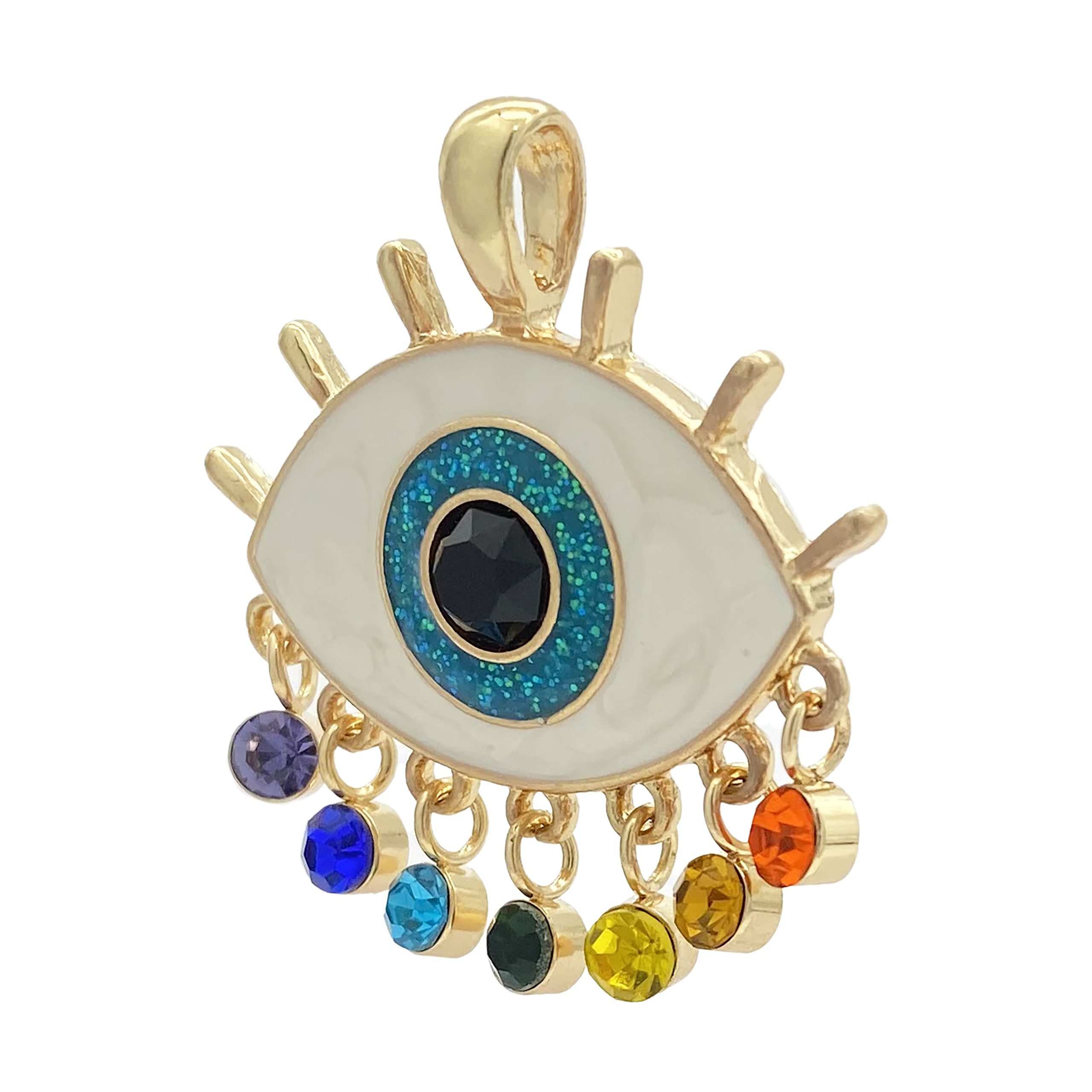 Rainbow Evil Eye Pendant by Bead Landing™ - Image 3