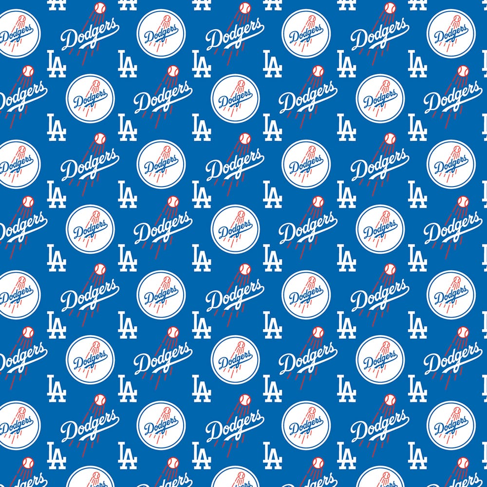 MLB Los Angeles Dodgers Cotton Fabric