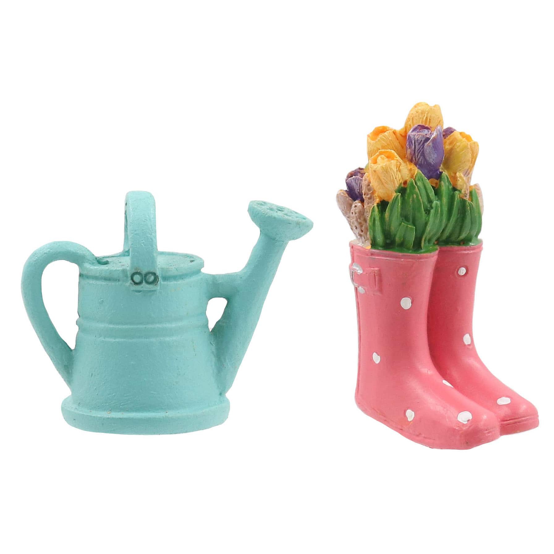 Mini Watering Can & Boots Decoration Set by Ashland®