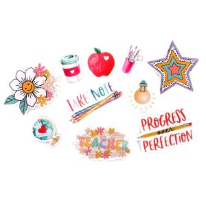 Vinyl Diecut Teacher Sticker Set by Recollections™