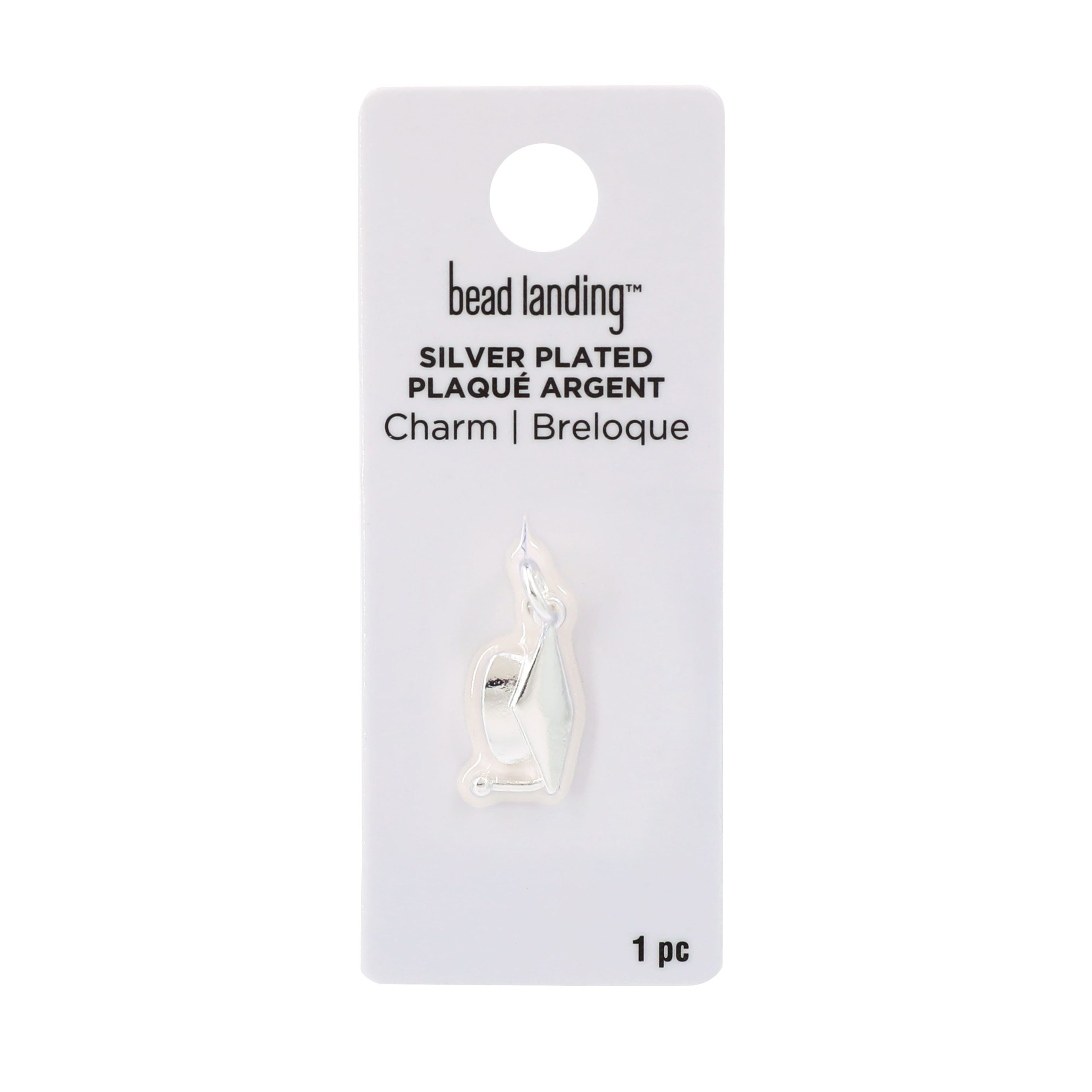 Silver Plated Graduation Cap Charm by Bead Landing™ - Image 3