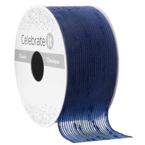 1.5" x 3yd. Wired Crackle Chiffon Ribbon by Celebrate It™