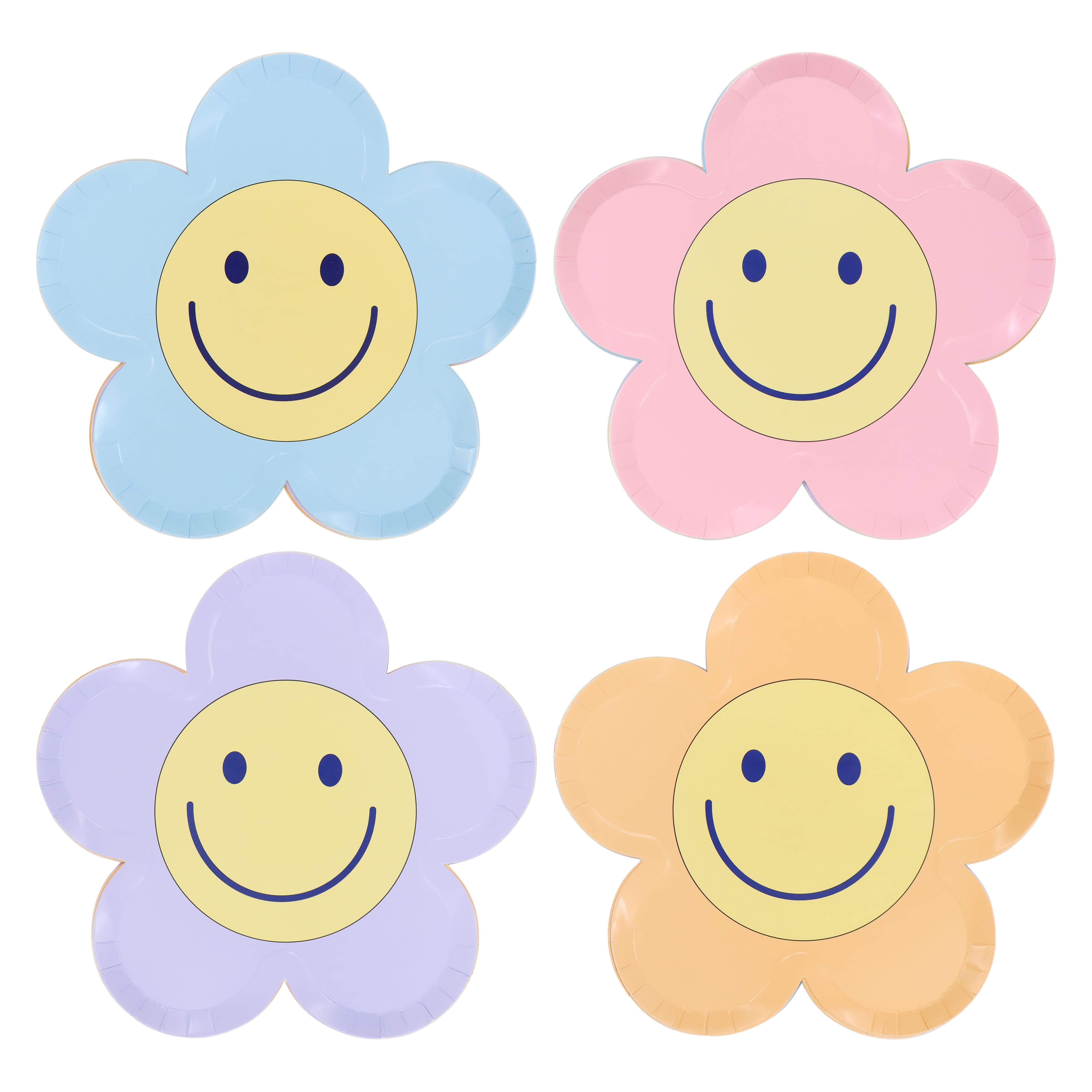 7" Smiling Flower Dinner Plates, 8ct. by Celebrate It™