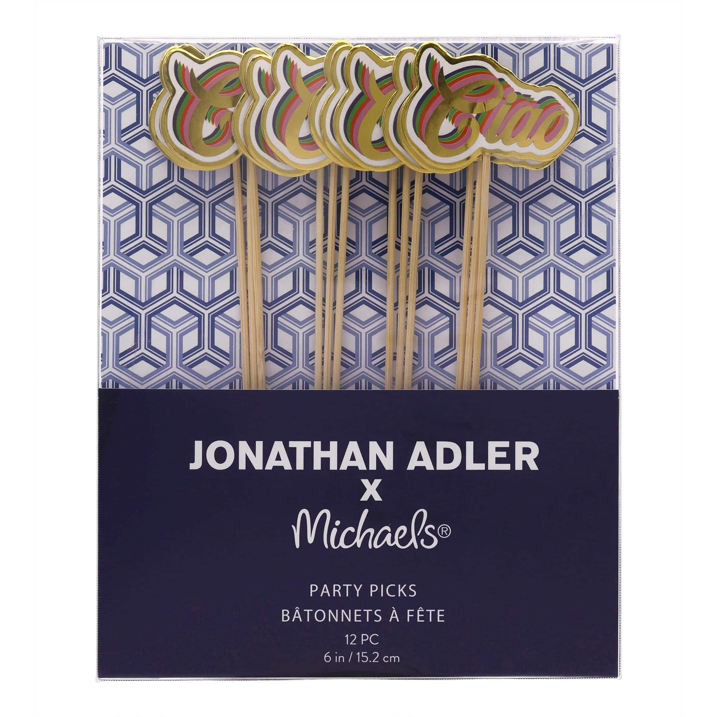 Jonathan Adler x Michaels Ciao Party Picks, 12ct. - Image 2