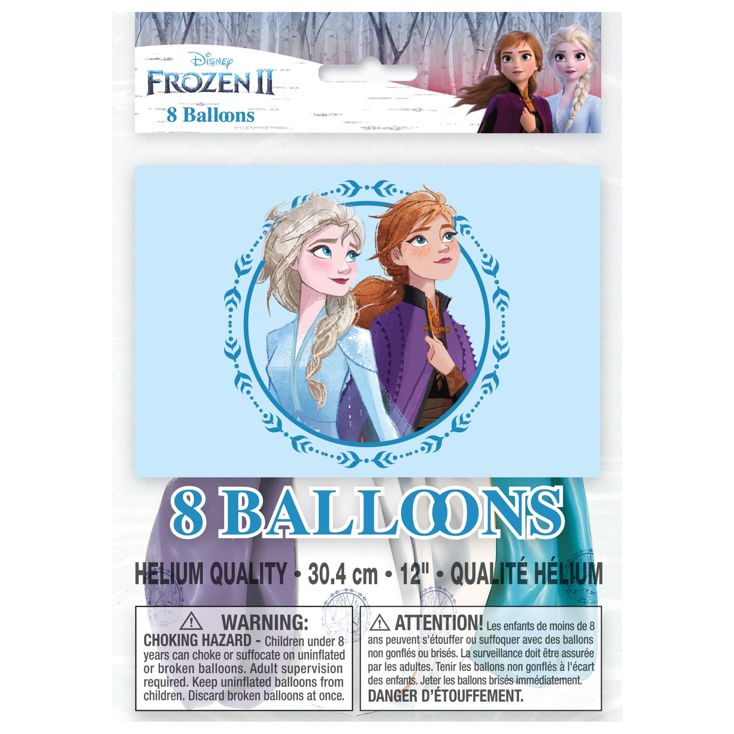 12" Disney® Frozen 2 Latex Balloons, 8ct. - Image 2