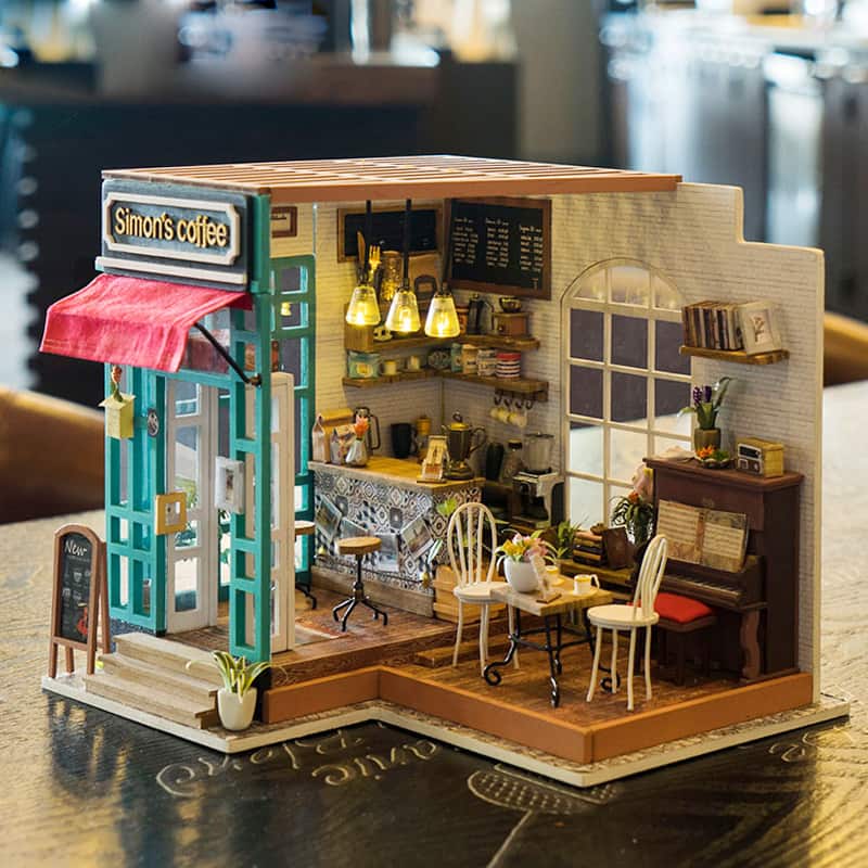 Rolife® Simon's Coffee Shop DIY Miniature House Kit - Image 2