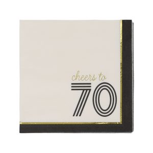 Cheers to 70 Beverage Napkins, 20ct. by Celebrate It™