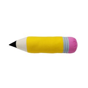 Class Rules! 21.5" Yellow Pencil Pillow by B2C™