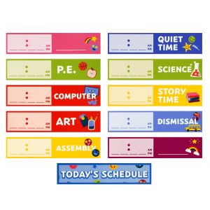 Class Rules! Schedule Dry Erase Die Cuts by B2C™