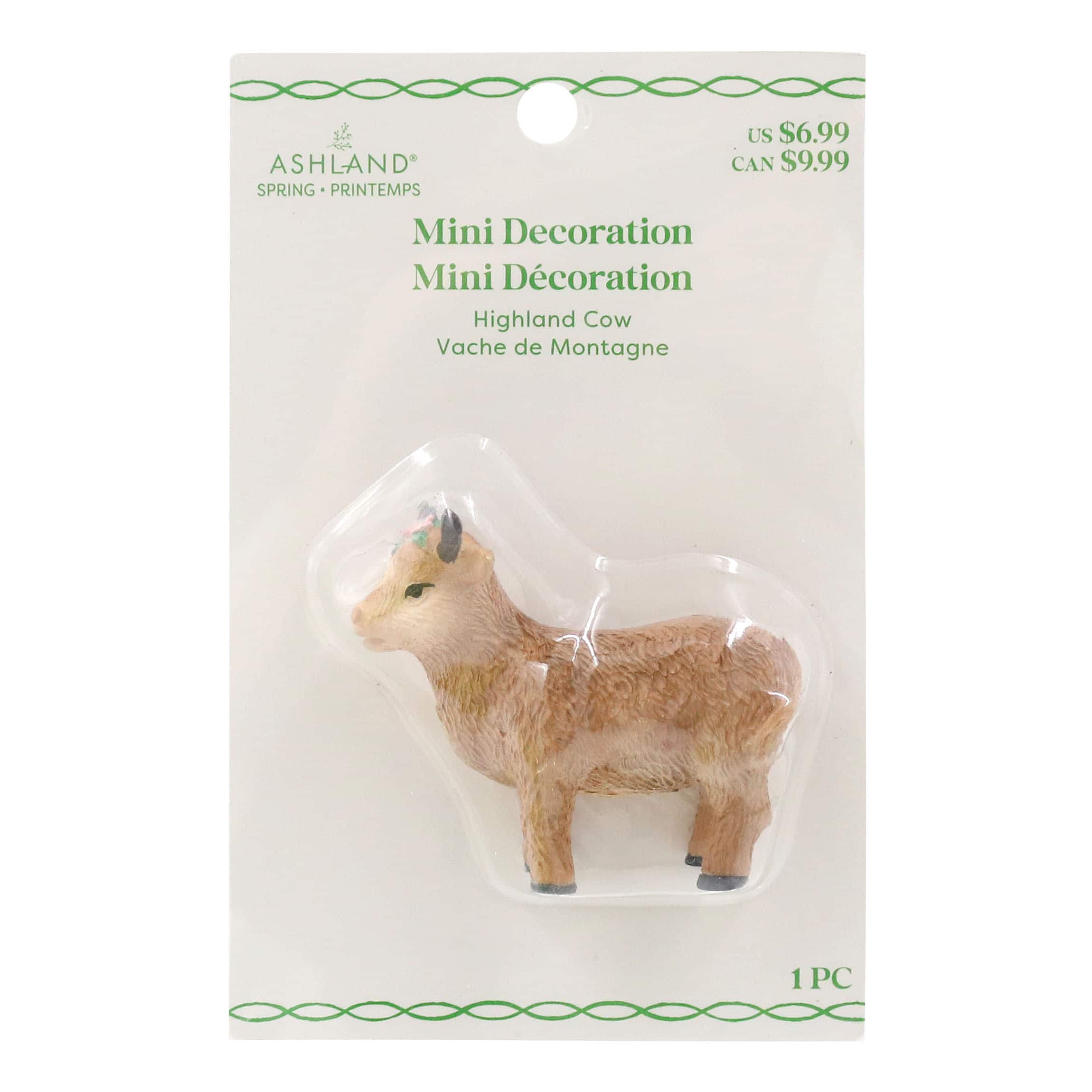 Mini Highland Cow Decoration by Ashland® - Image 4