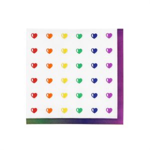 Pride Rainbow Heart Dinner Napkins, 20ct. by Celebrate It™