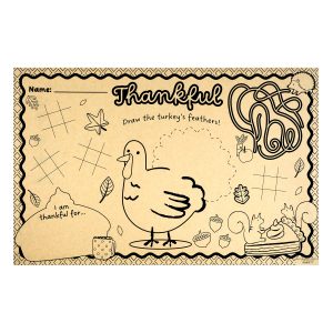 Thanksgiving Color Your Own Placemats, 20 count. by Celebrate It™