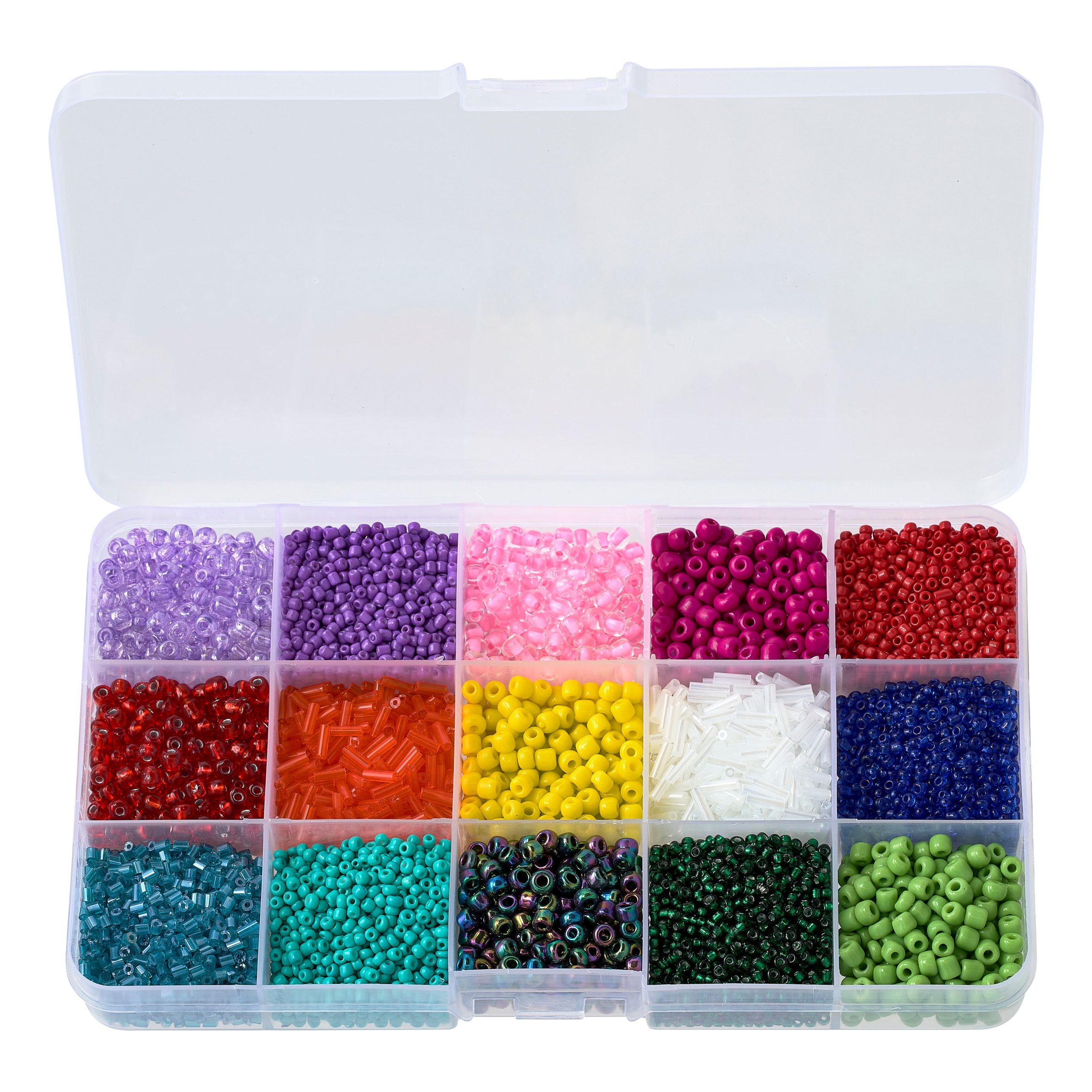 Rainbow Mix Glass Seed Beads by Bead Landing® - Image 3