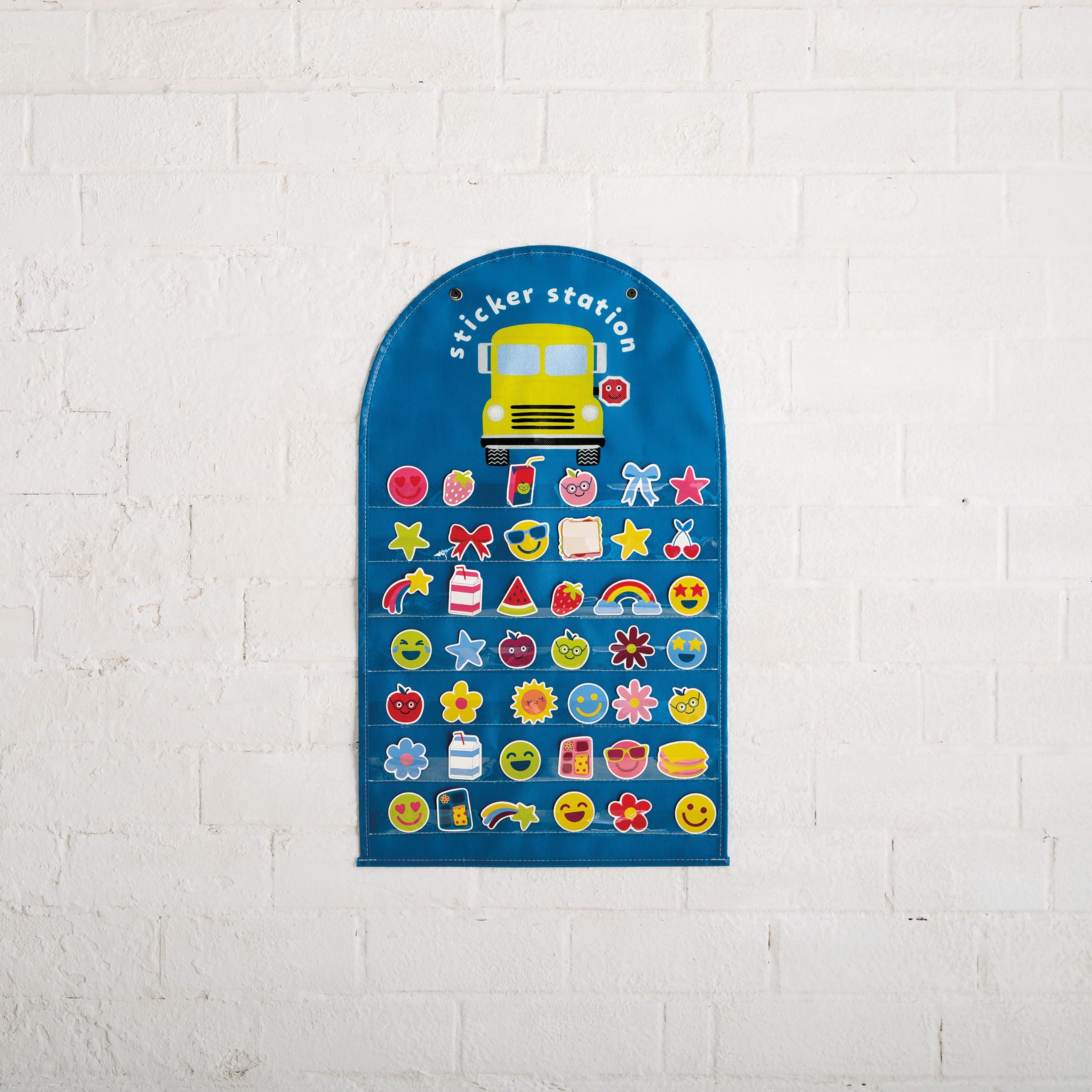 Class Rules! 24" x 14" Blue Sticker Station by B2C™ - Image 2