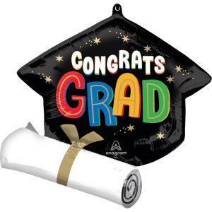 25" Bright Future Grad Foil Balloon