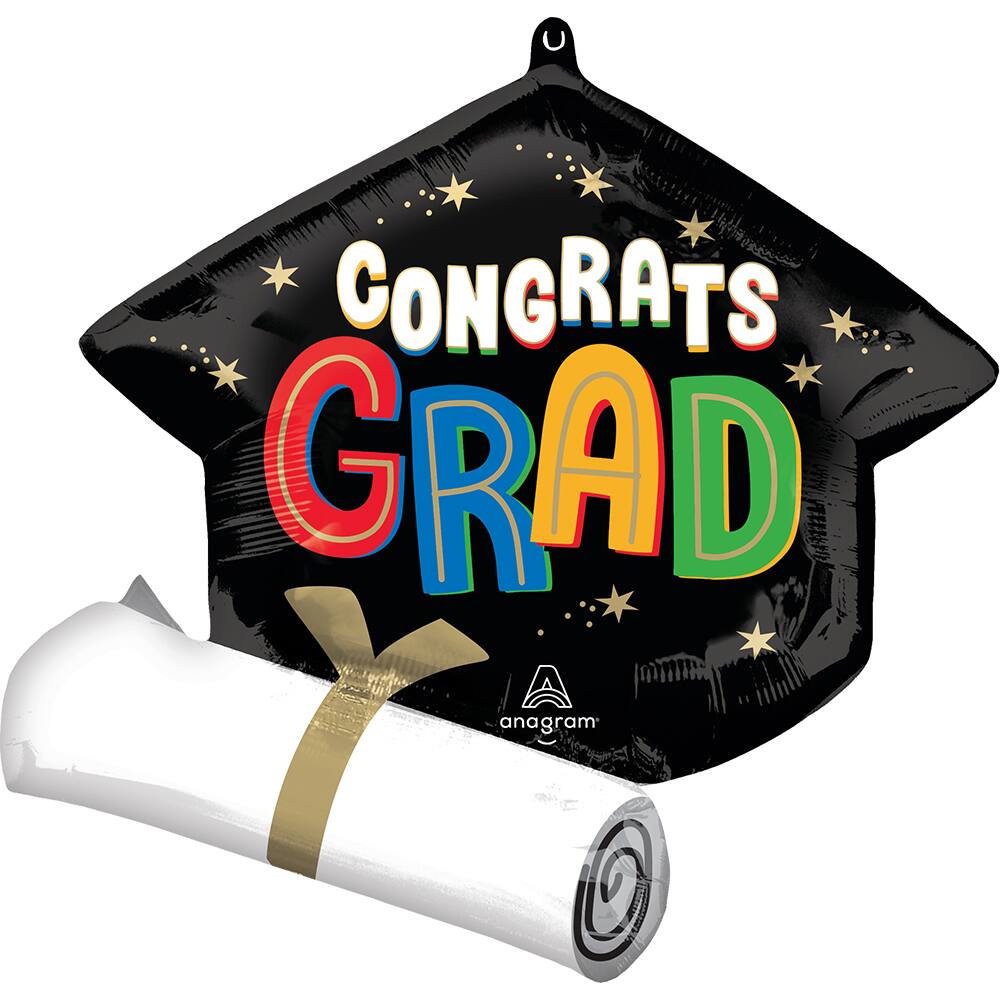 25" Bright Future Grad Foil Balloon