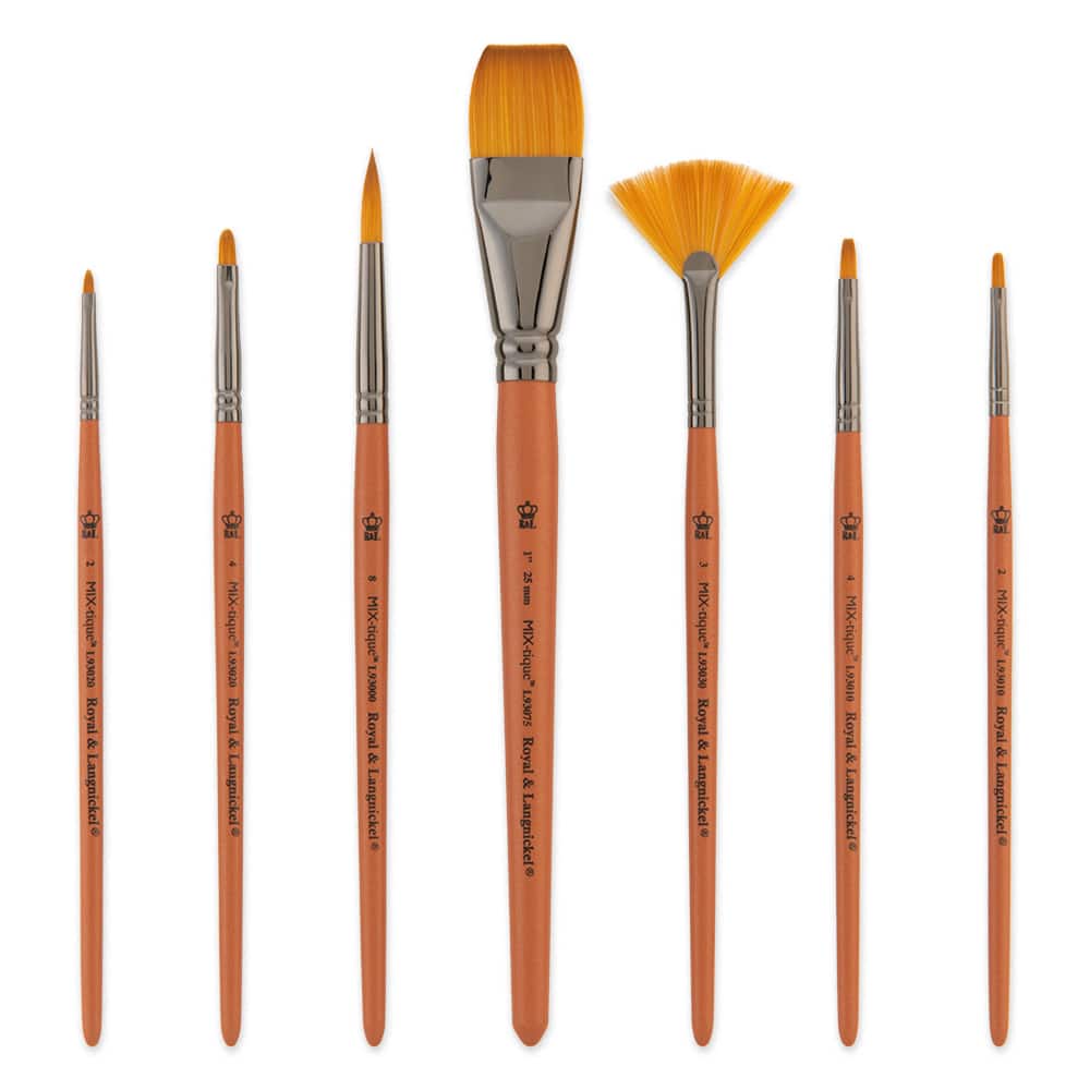 Royal & Langnickel®  MIX-tique™ Wash Brush Variety Set