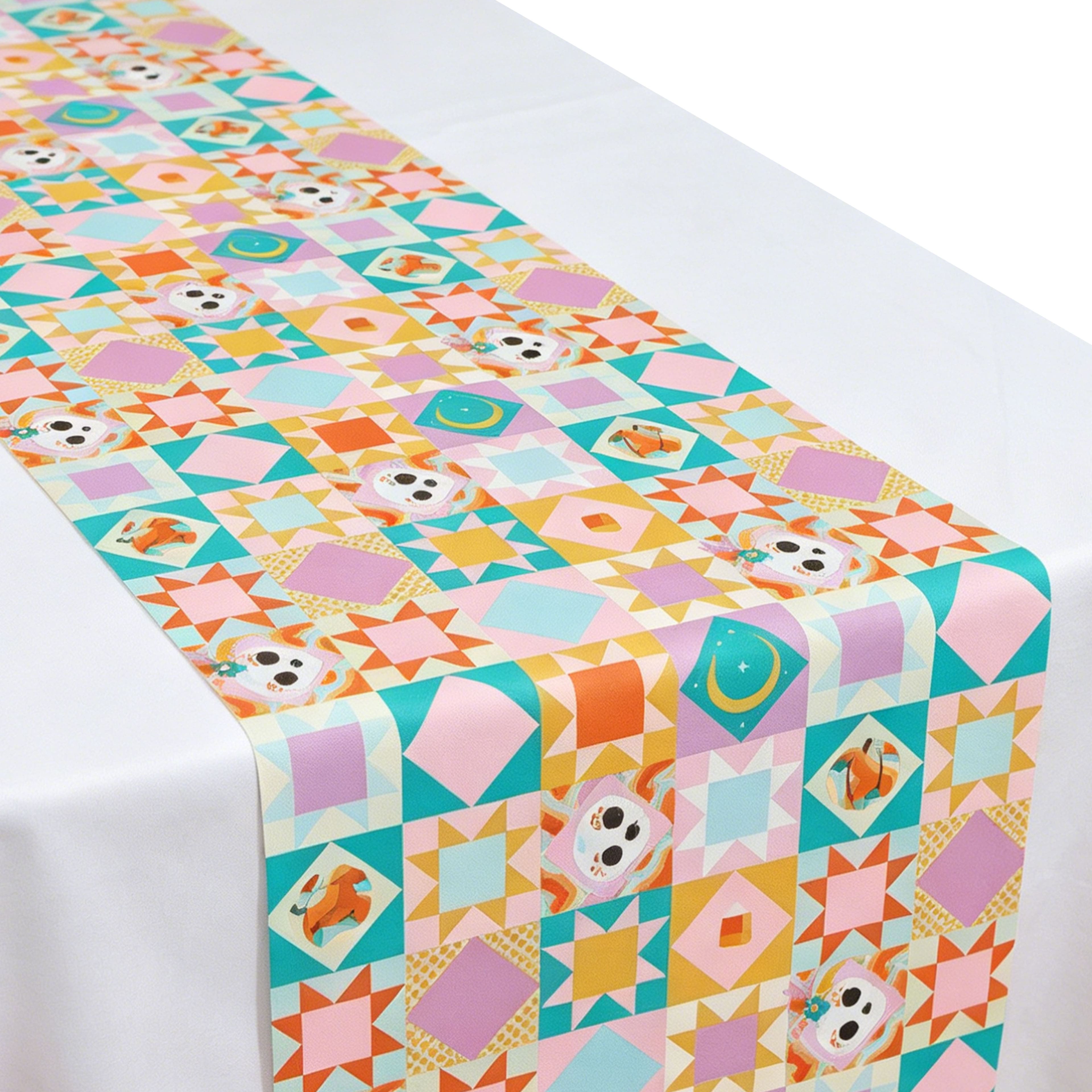 20ft. Halloween Quilt Table Runner by Celebrate It™