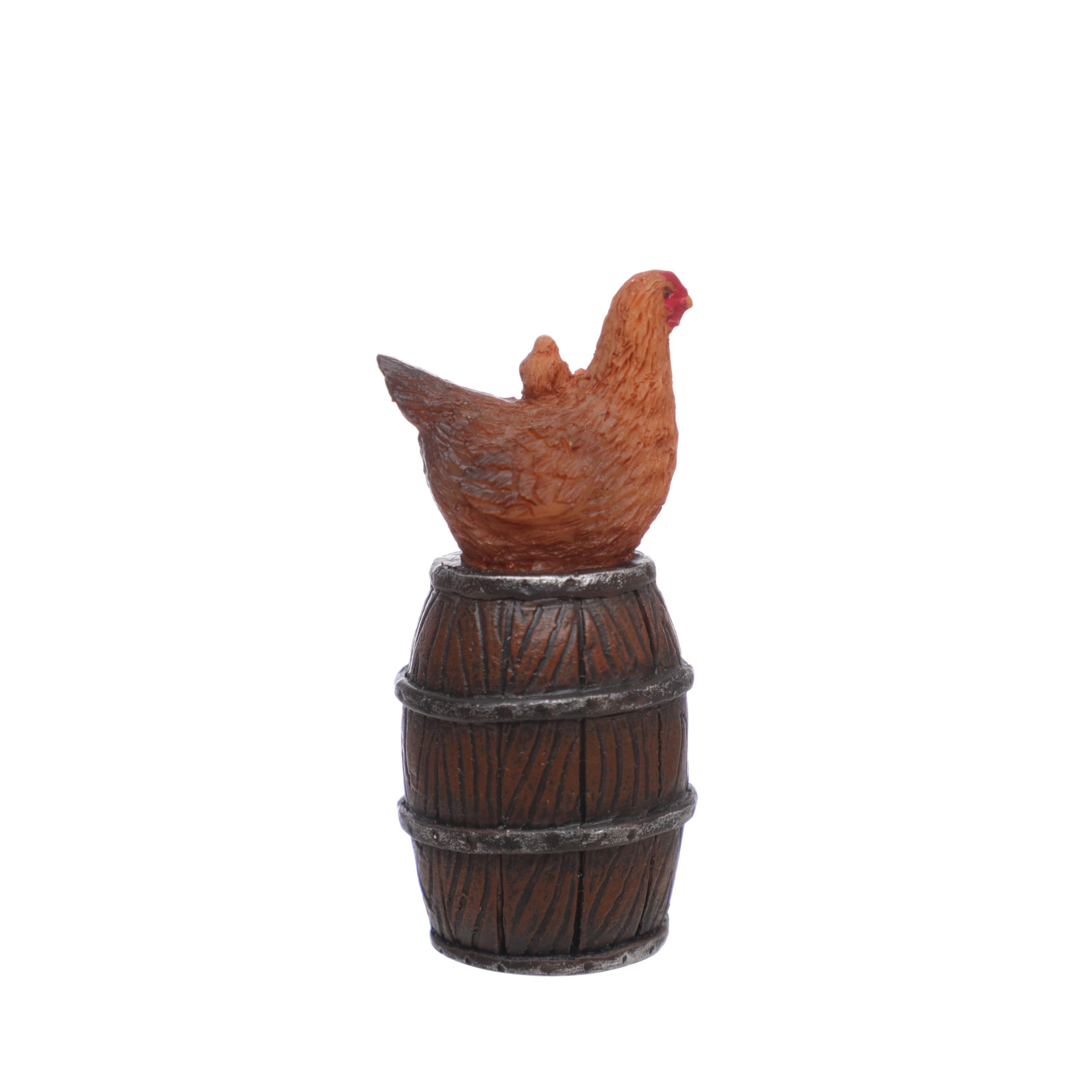 Mini Hen on a Barrel by Ashland® - Image 2