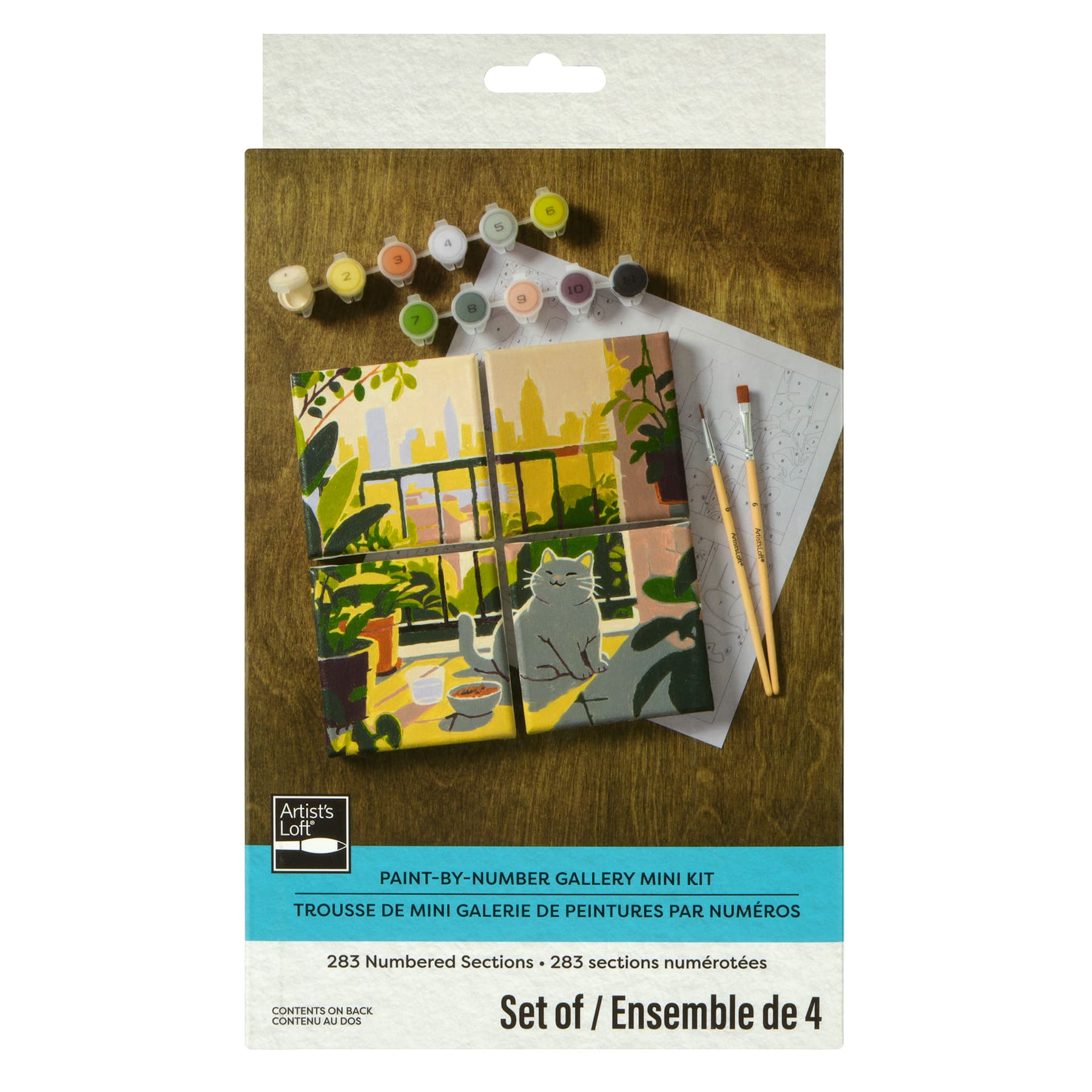 Gray Kitten Paint-by-Number Gallery Mini Kit by Artist's Loft®