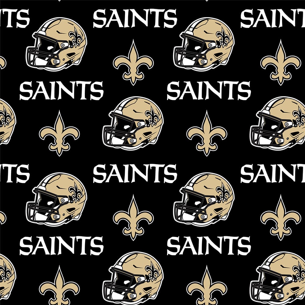 NFL® New Orleans Saints Logo Cotton Fabric