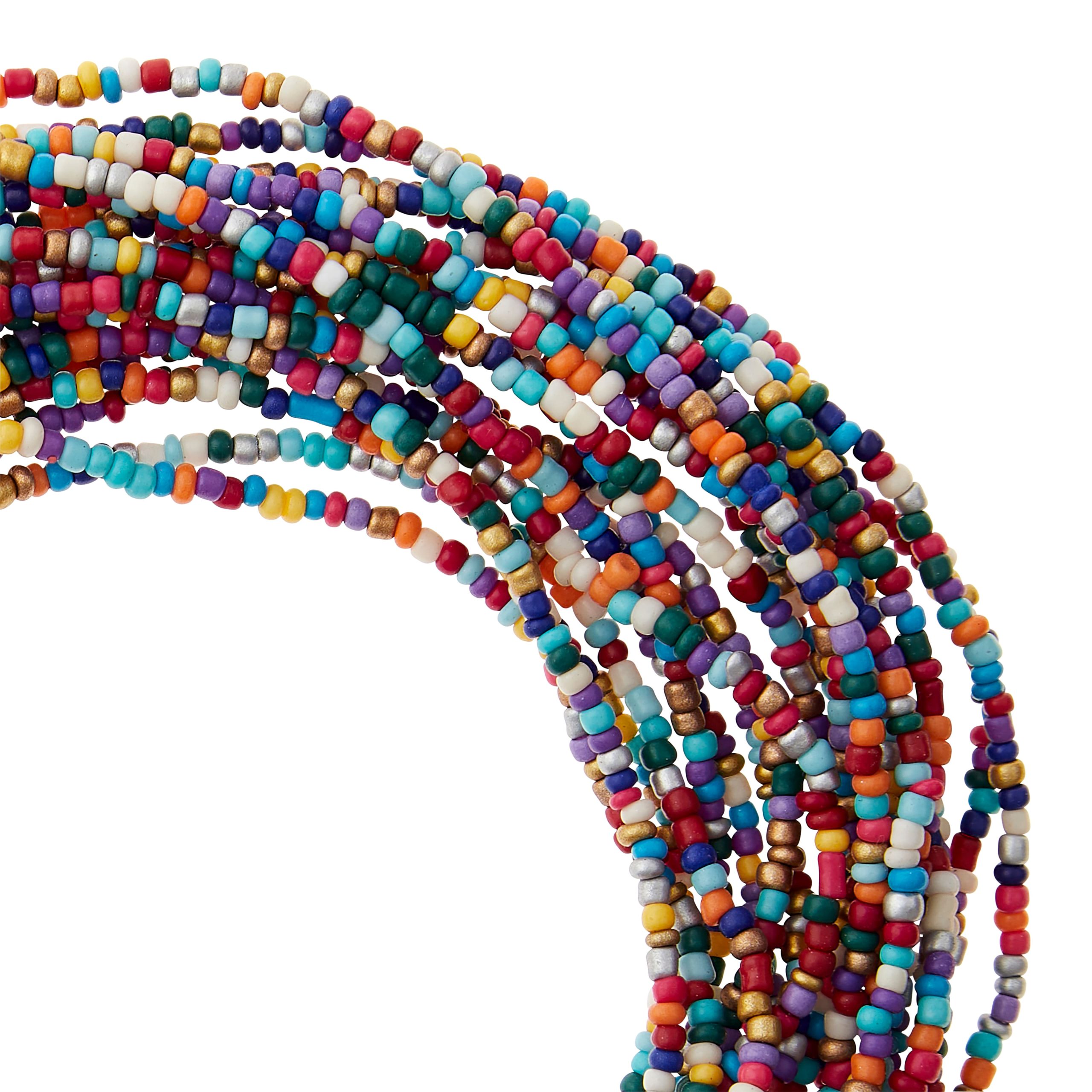 Multicolor Glass Seed Beads, 12/0 by Bead Landing™ - Image 3