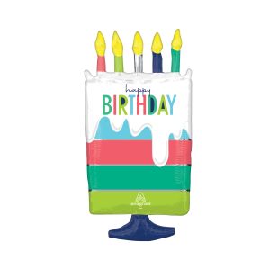SuperShape® XL® 30" Modern Birthday Foil Balloon